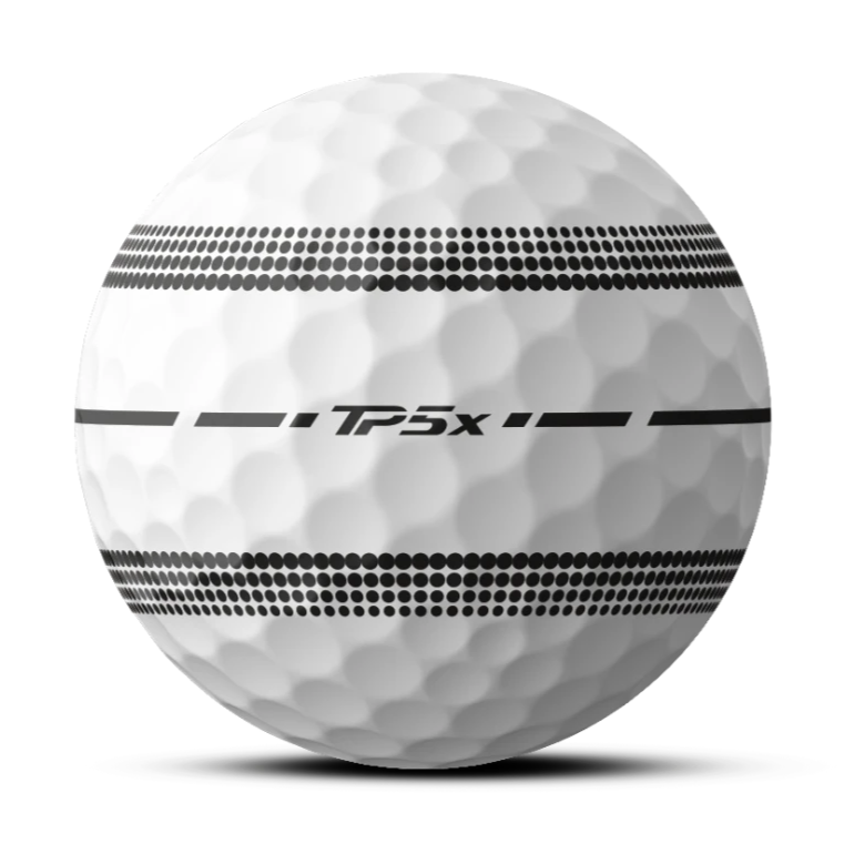 TaylorMade TP5x Stripe Golf Balls (3 Ball Sleeve)