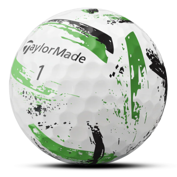 TaylorMade Speedsoft Ink Green Golf Balls (3 Ball Sleeve)