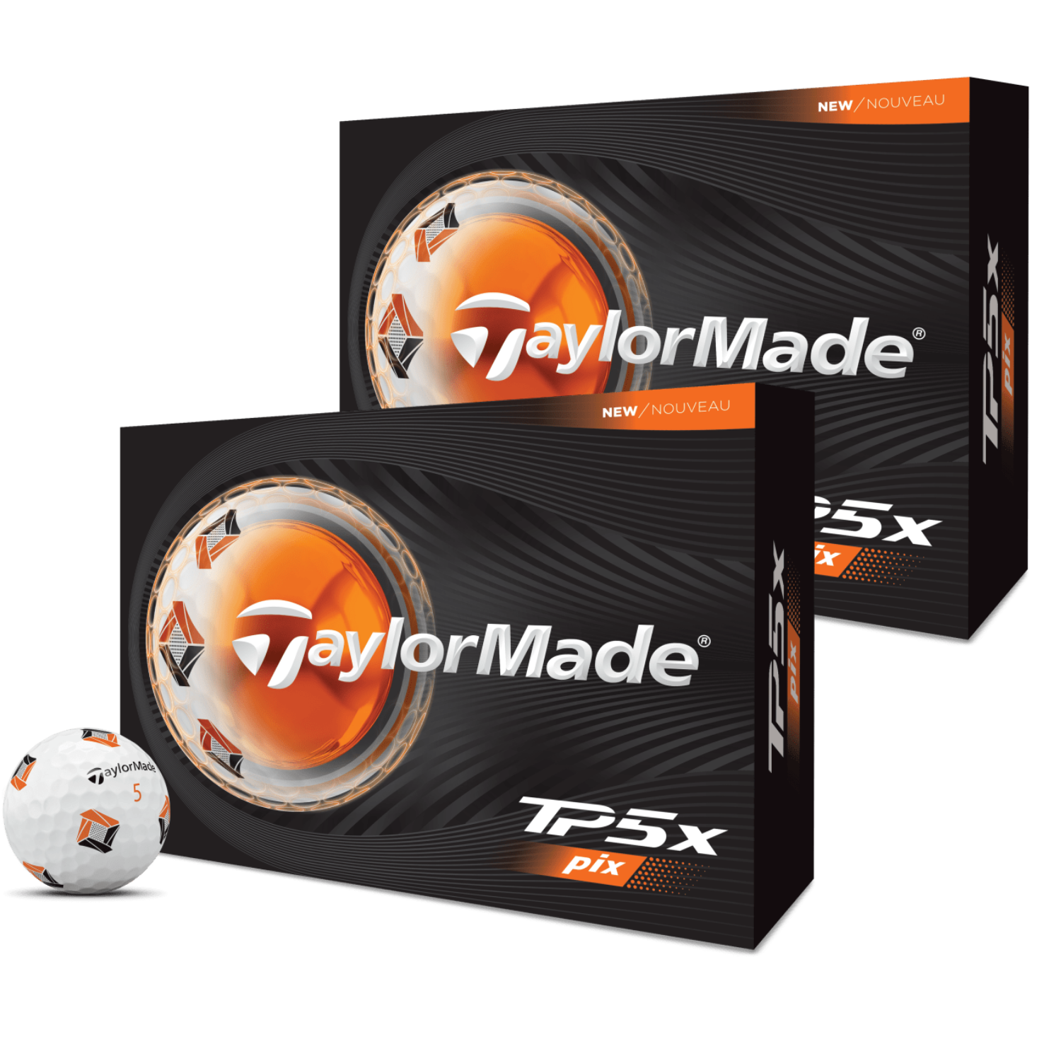 TaylorMade 2026 TP5x PIX Double Dozen Bundle Golf Balls
