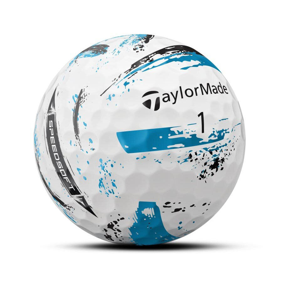 TaylorMade Speedsoft Ink Blue Golf Balls (3 Ball Sleeve)