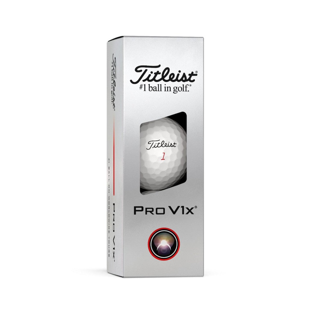 Titleist Pro V1x 3 Ball Sleeve (Logo) - Titleist