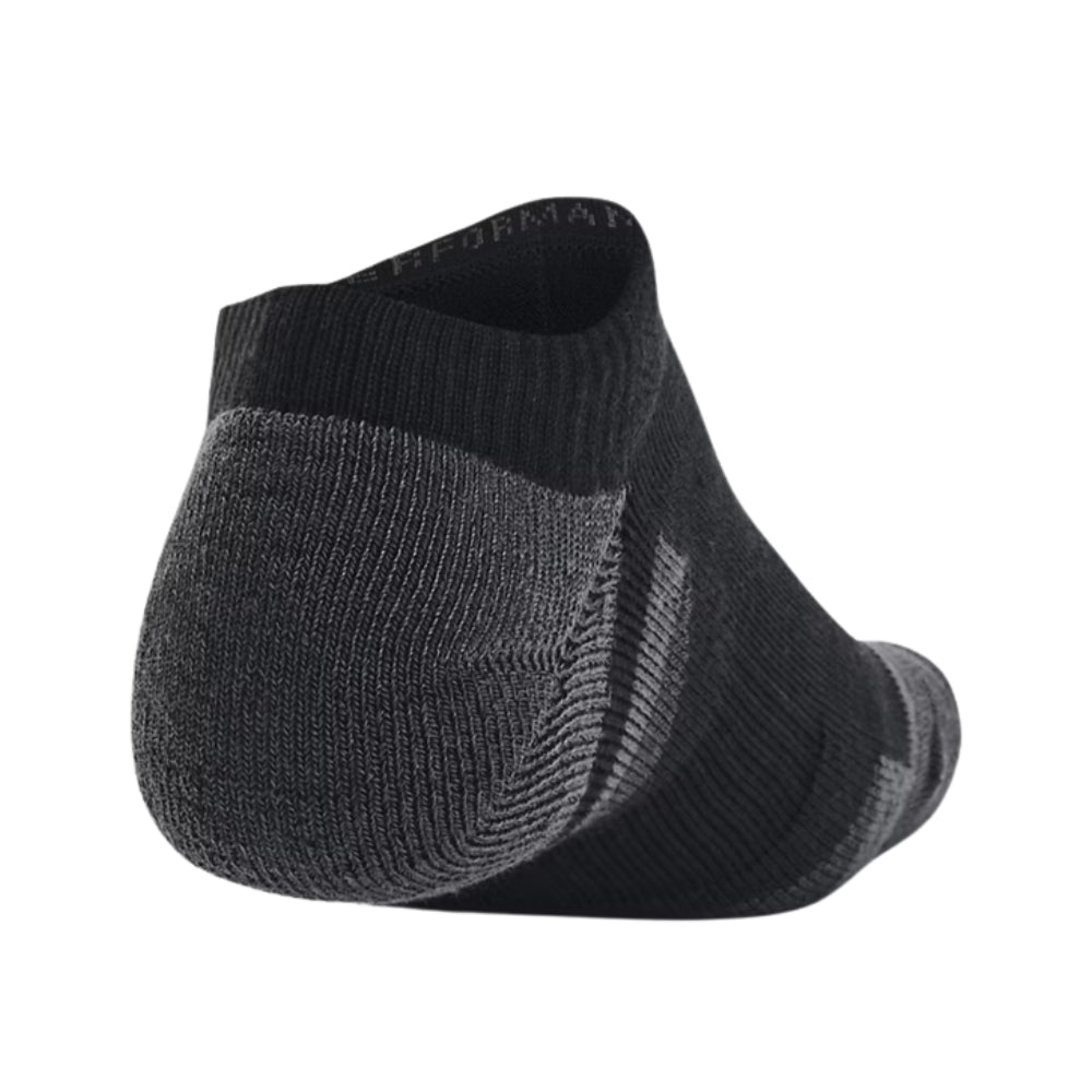 Under Amour Performance Tech Unisex 3-Pack No Show Socks - Black