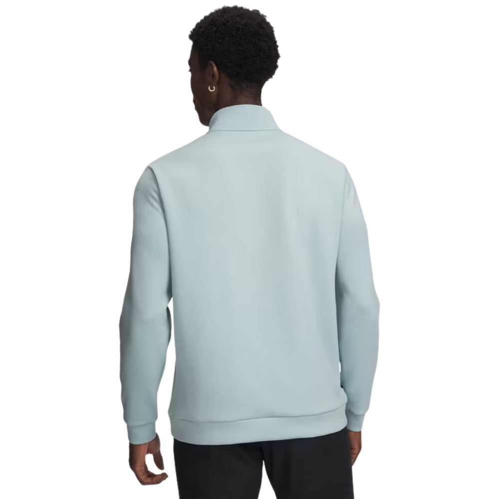 Under Armour Drive Men's Midlayer Pullover - Enamel Blue / Refresh Mint