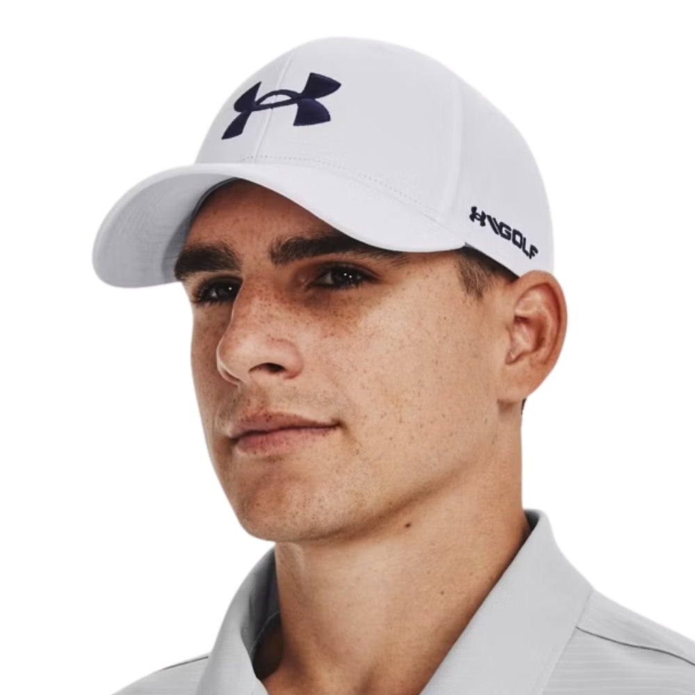 Under Armour Golf96 Men's Cap - White / Midnight Navy
