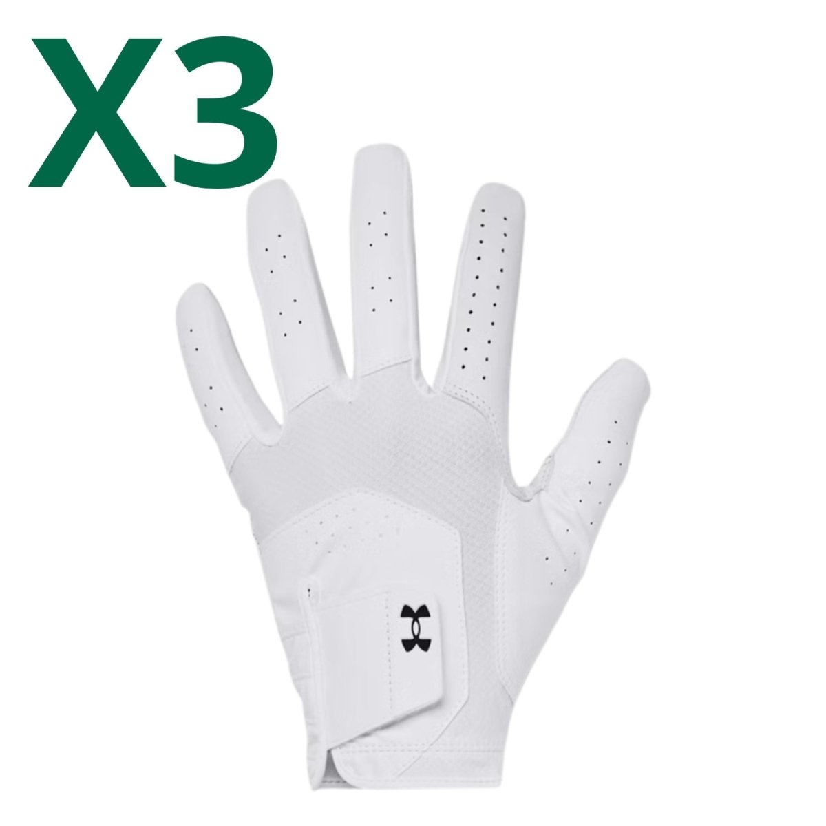 Under Armour Iso - Chill Men's Golf Glove (3 Pack Bundle) - Under Armour