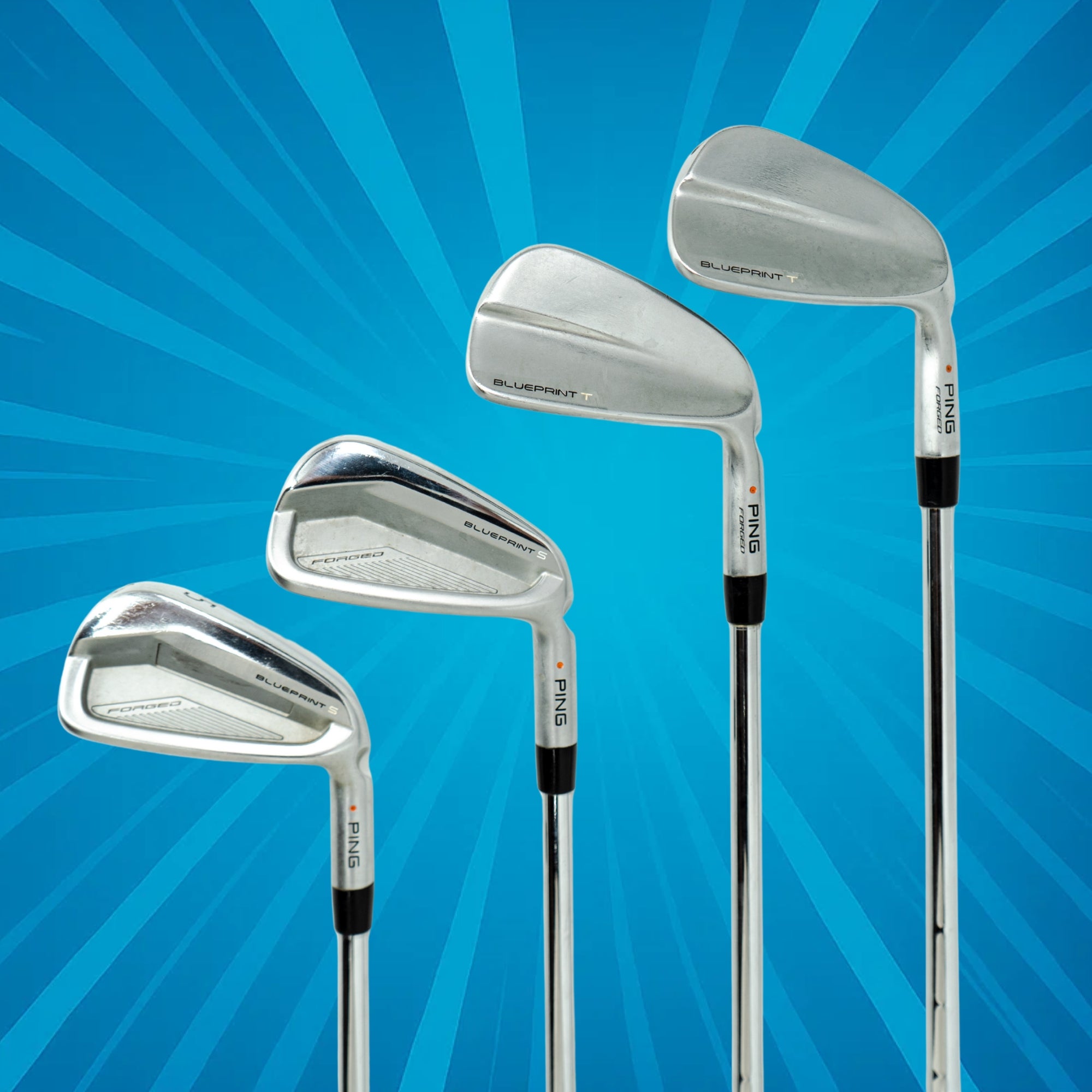 Ping Blueprint S/T & i230 Combo Irons / 4-9 / Orange Dot / N.S Pro Modus3 Tour 105 X Shaft / X-Stiff