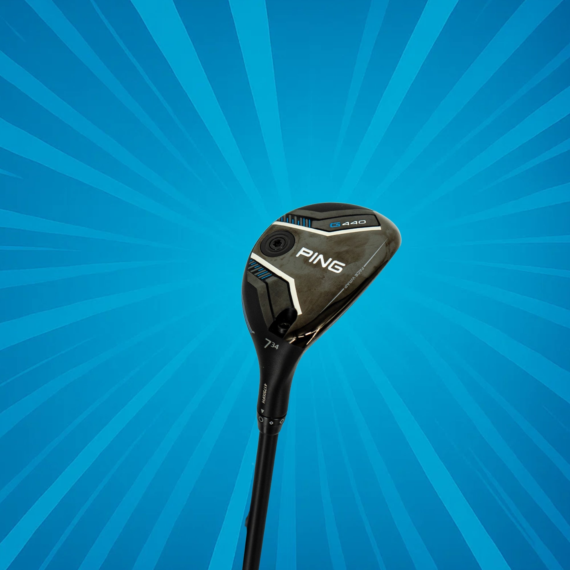 Ping G440 7 Hybrid / 34 Degree / Ping Alta CB 70R Shaft / Regular Flex