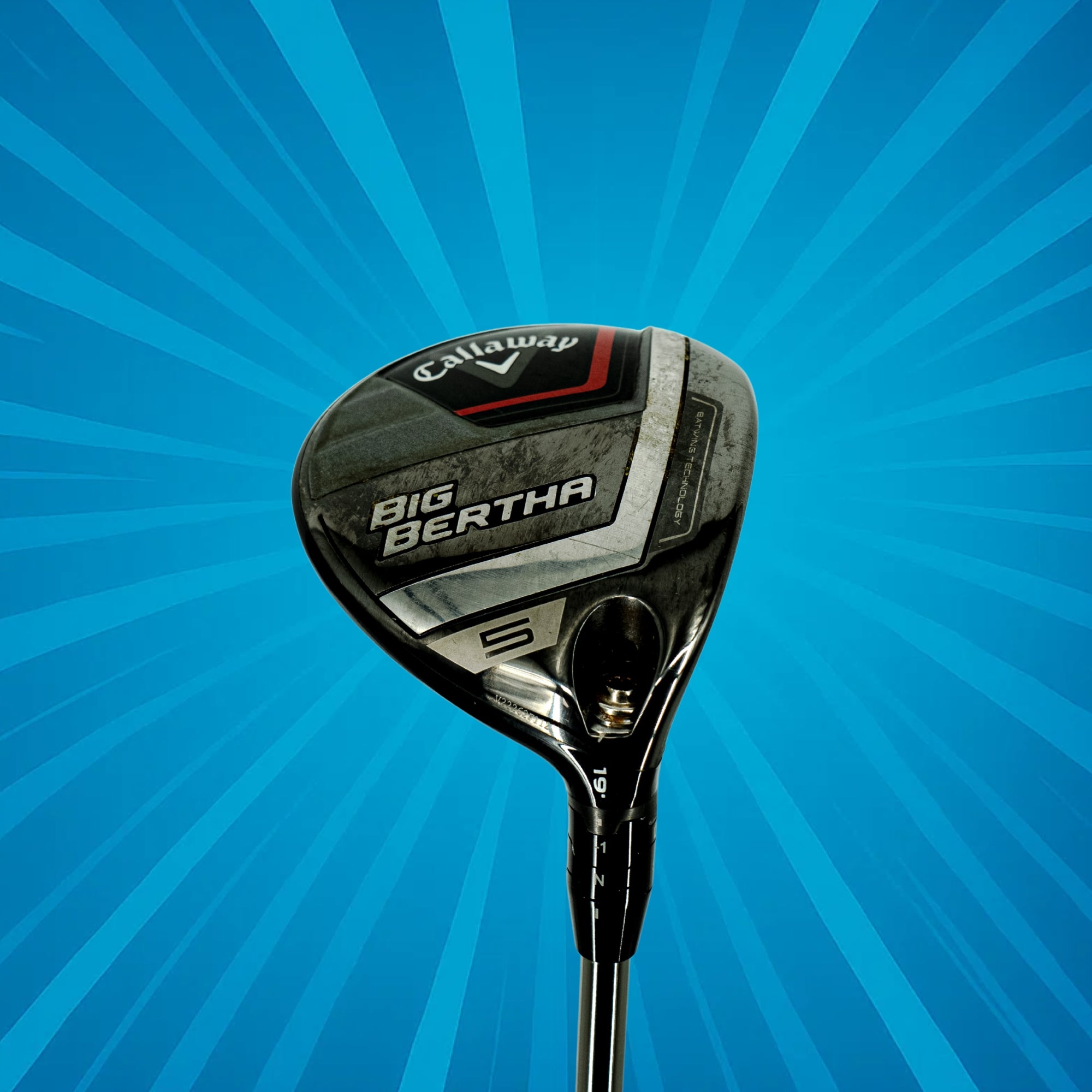 Callaway Big Bertha 2023 5 Wood / 19 Degree / RCH 65 S Shaft / Stiff Flex Shaft