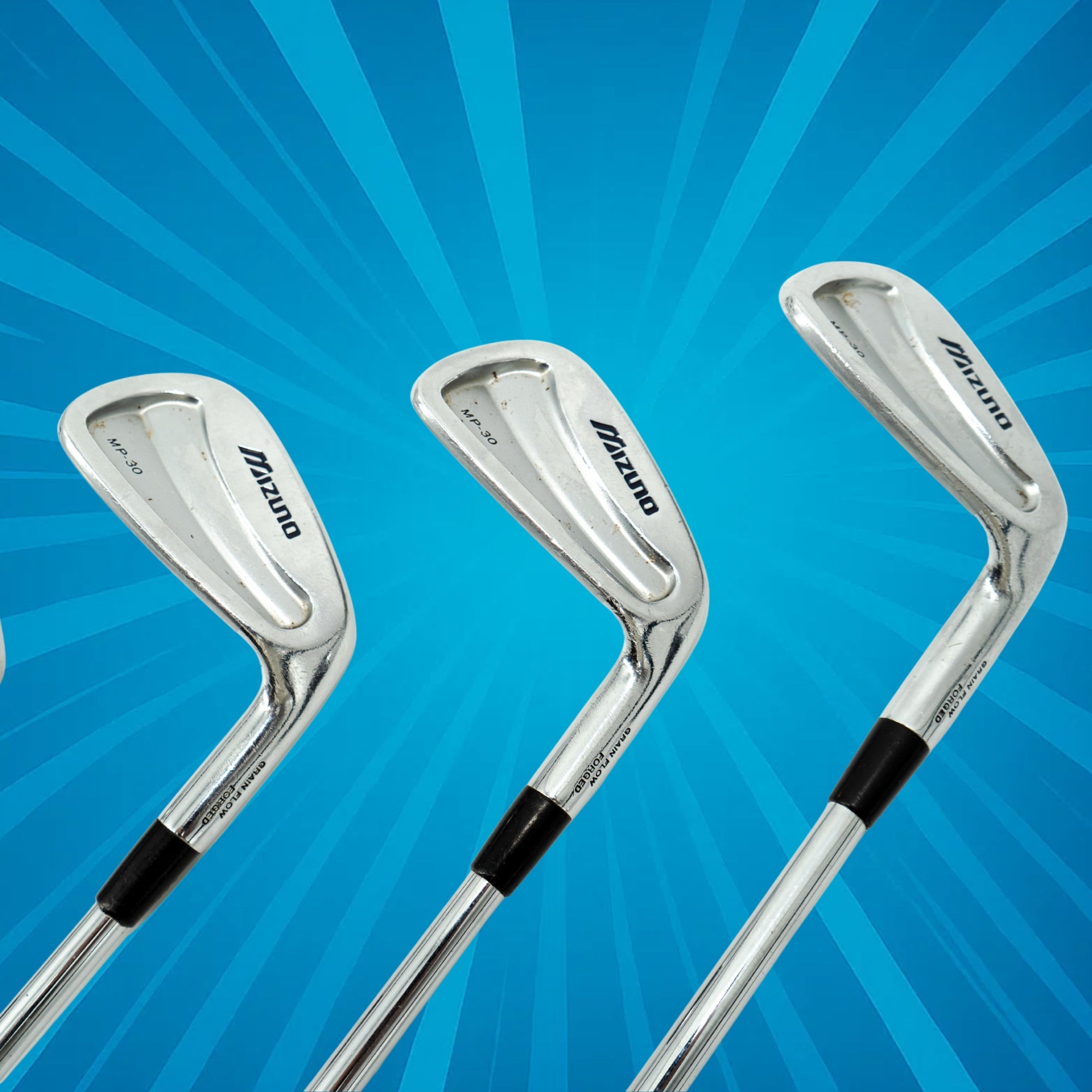 Mizuno MP-30 Irons / 3-PW / True Temper Dynamic Gold S300 Shafts / Stiff