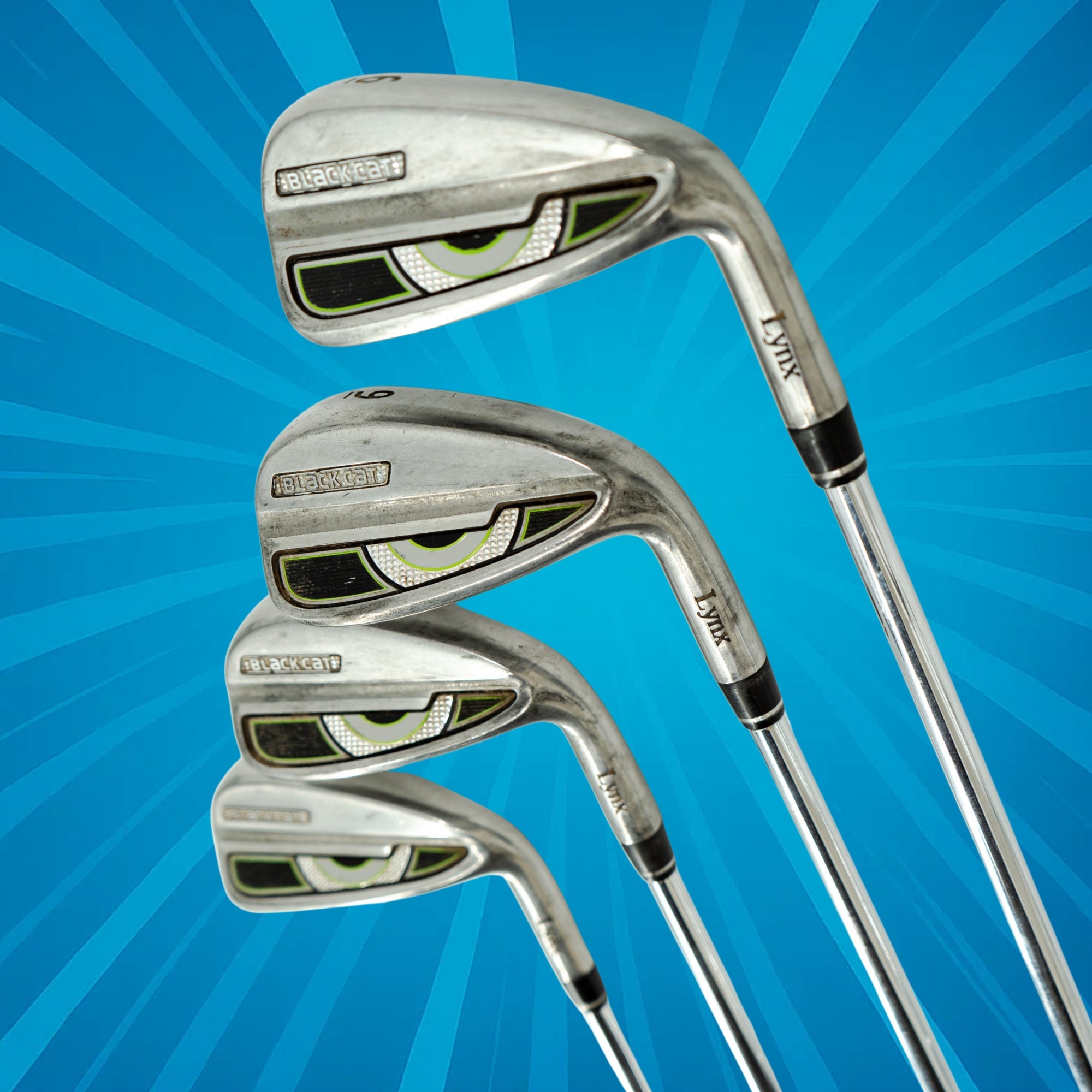 Lynx Blackcat  Irons / 5-PW Iron / KBS Tour 90 R Shafts / Regular