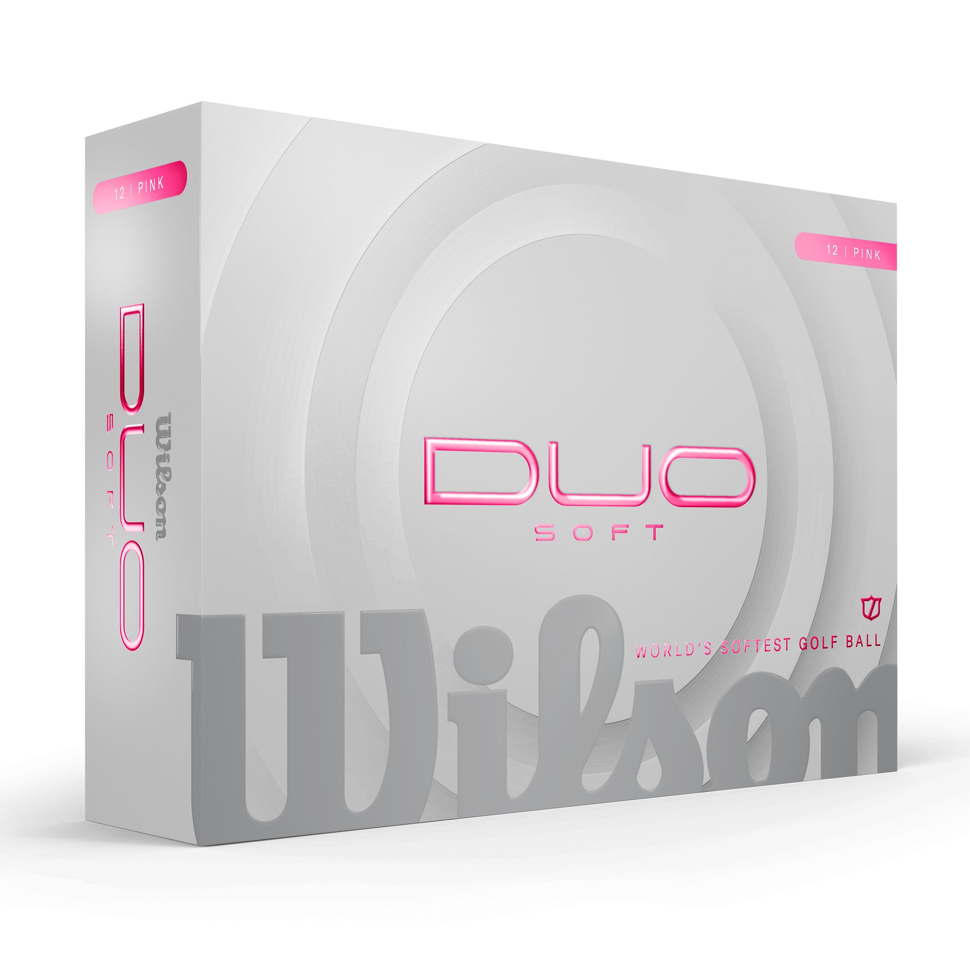 Wilson Duo Soft Pink Golf Balls