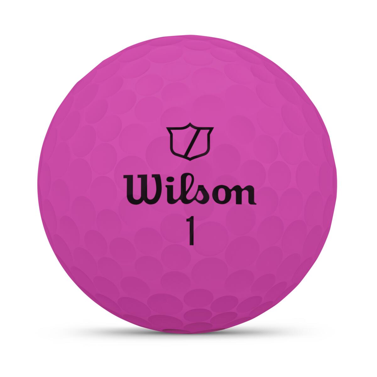 Wilson Duo Soft Pink Golf Balls (3 Ball Sleeve)