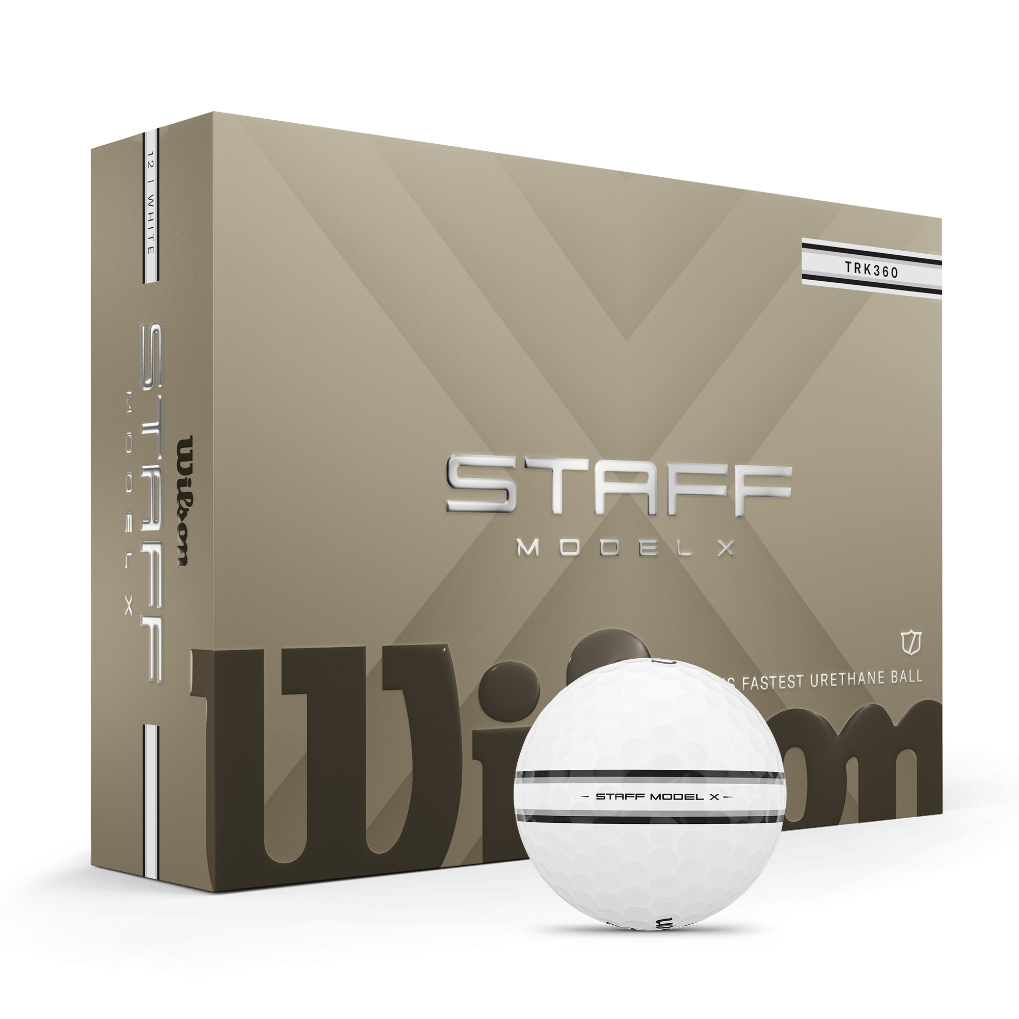 Wilson Staff Model X TRK360 White Golf Balls