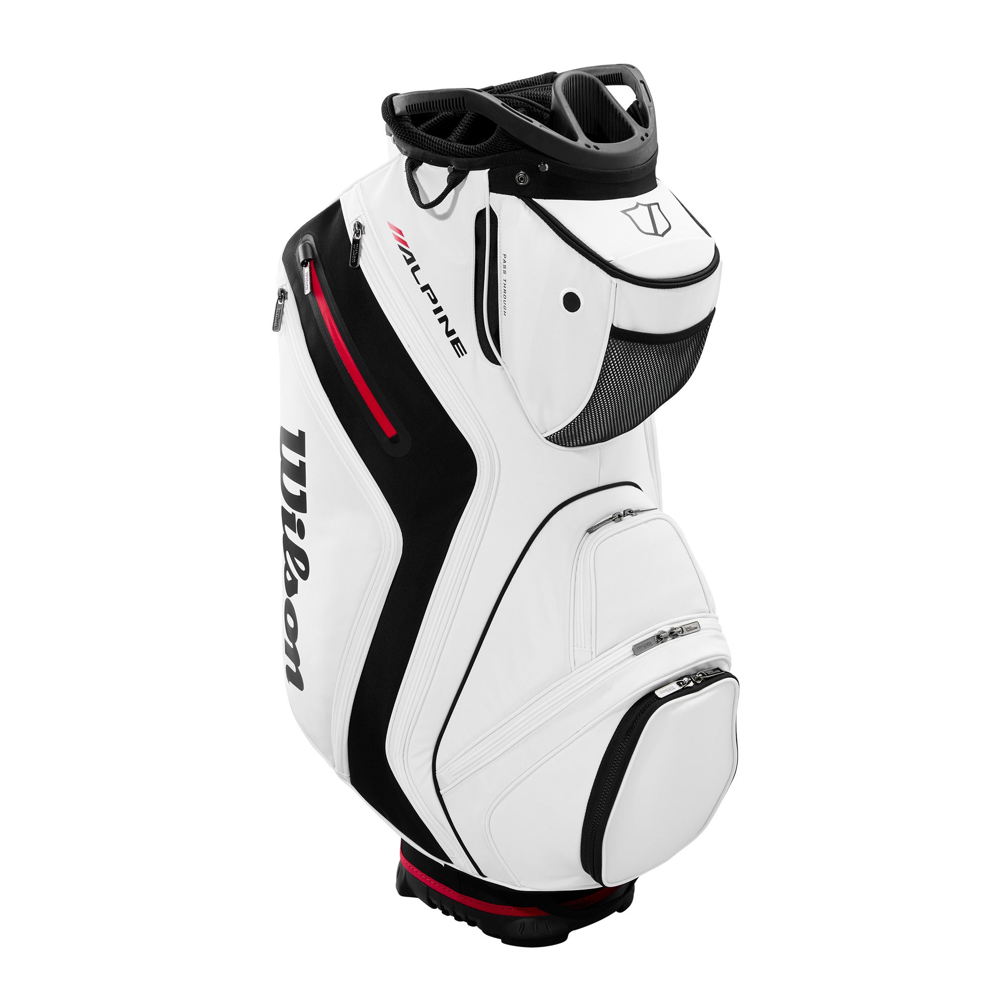 Wilson Alpine Cart Bag - White / Black