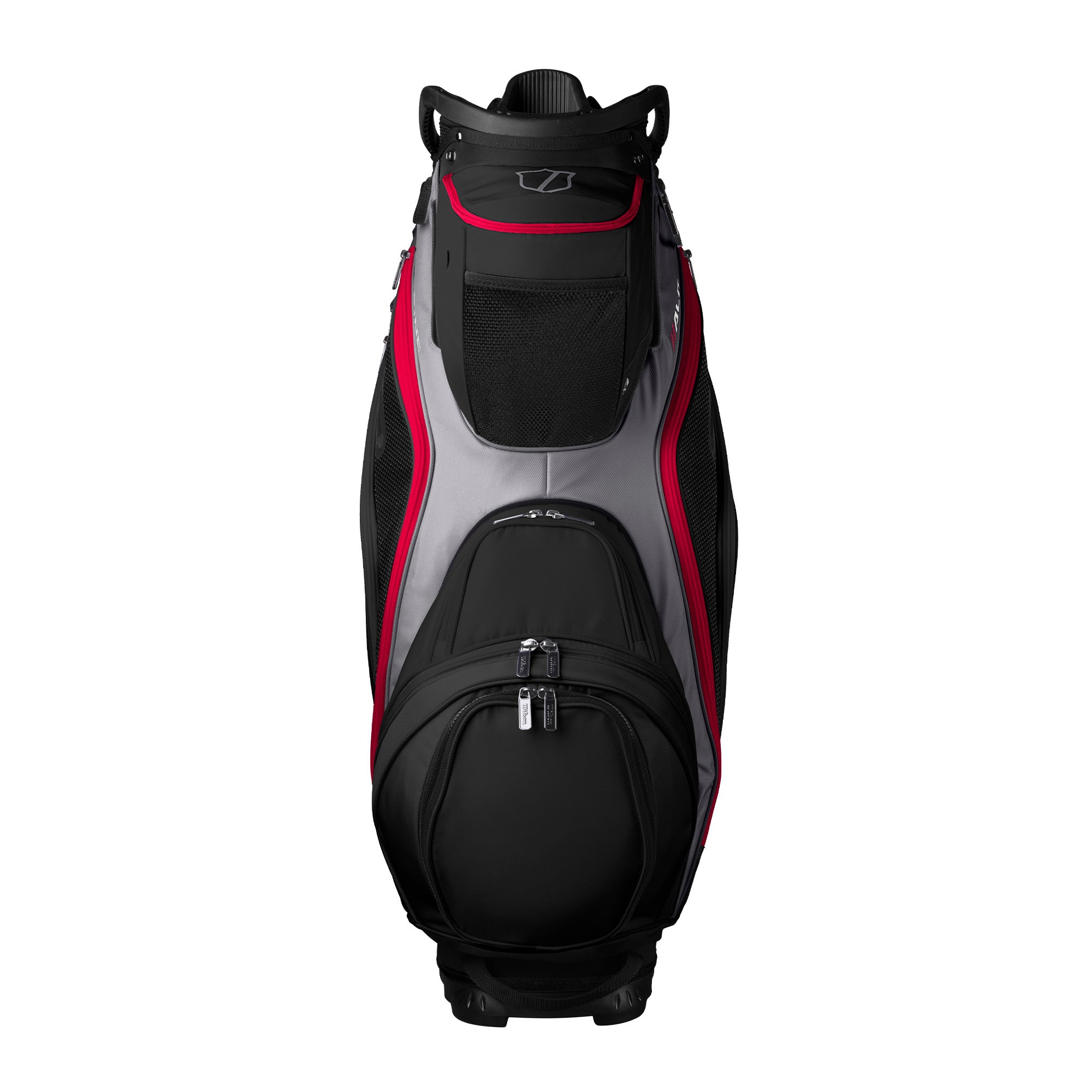 Wilson Alpine Dry Cart Bag - Black / Grey / Red