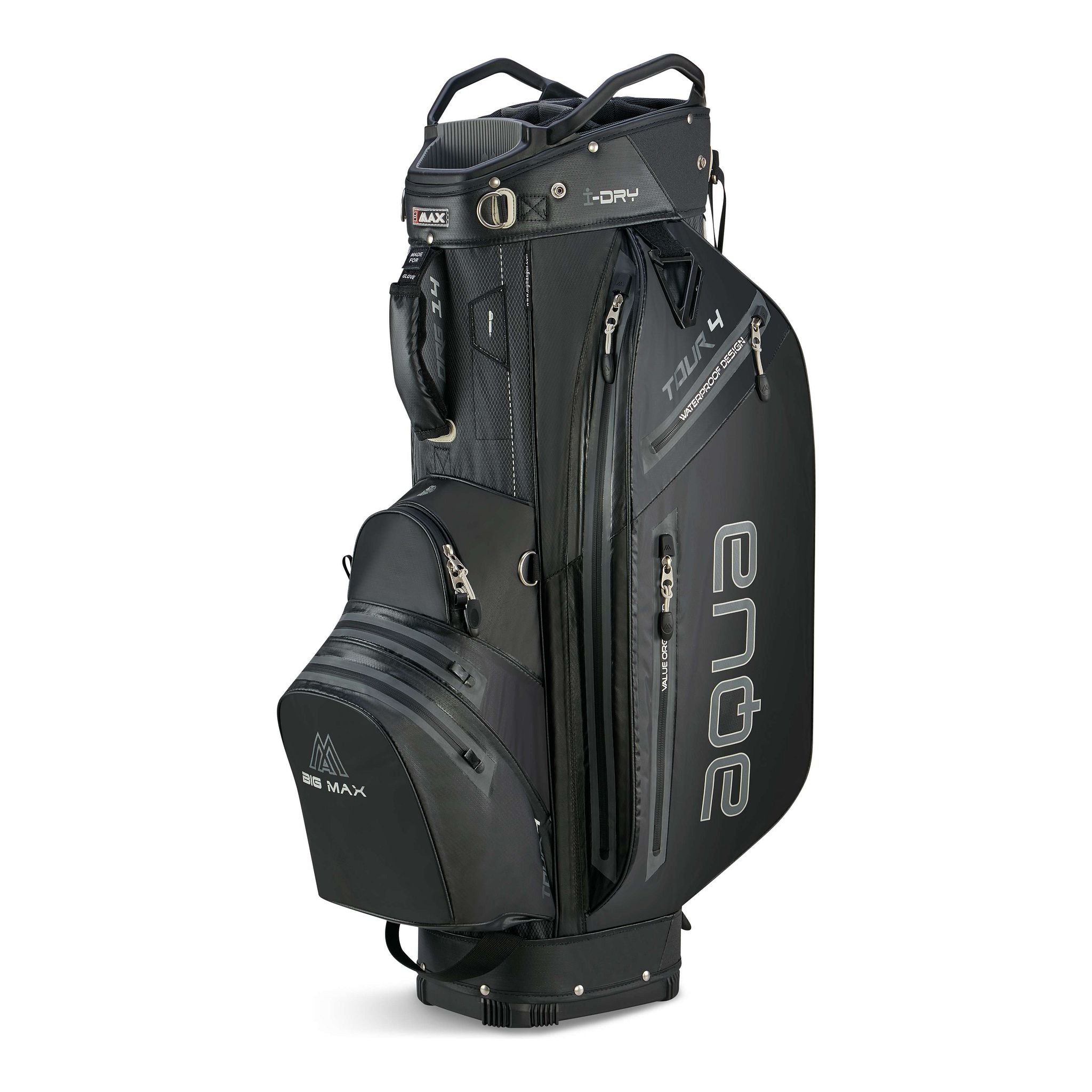 Big Max Aqua Tour 4 Golf Cart Bag - Black