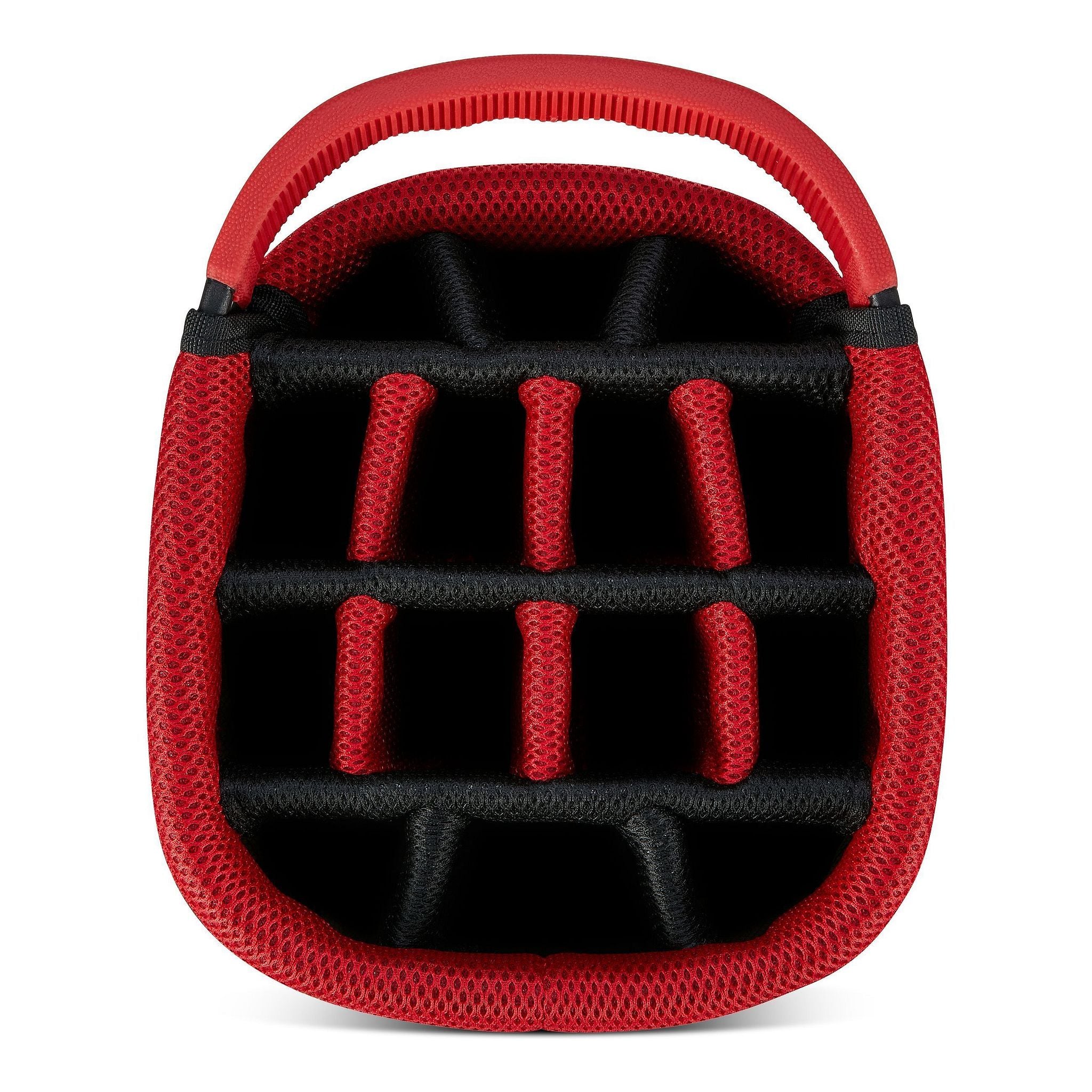 Big Max Aqua Hybrid 4 Golf Stand Bag - Black / Charcoal / Red