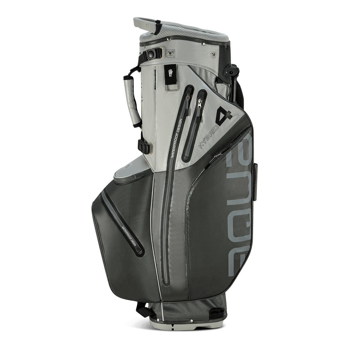 Big Max Aqua Hybrid 4 Golf Stand Bag - Grey / Silver - Big Max