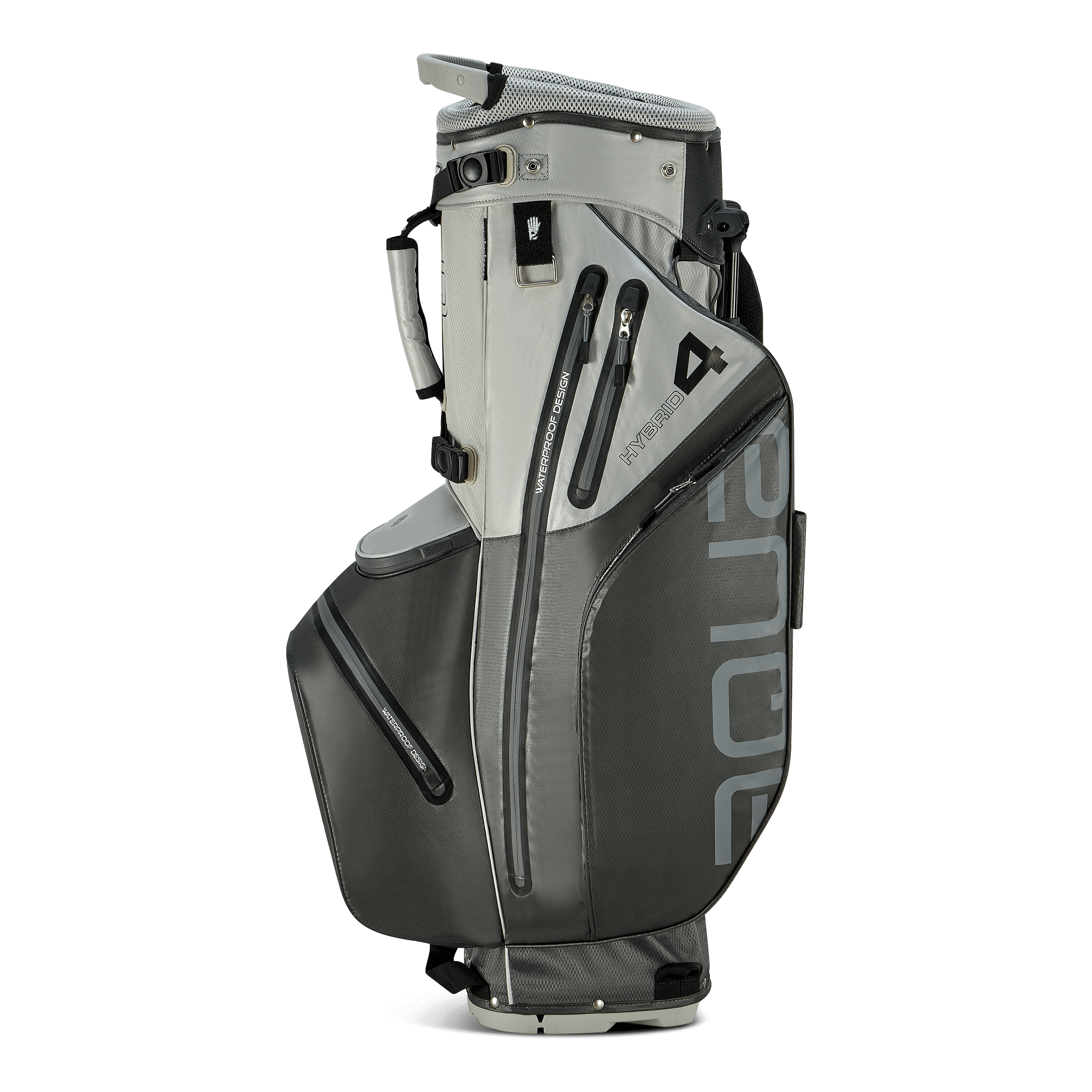 Big Max Aqua Hybrid 4 Golf Stand Bag - Grey / Silver