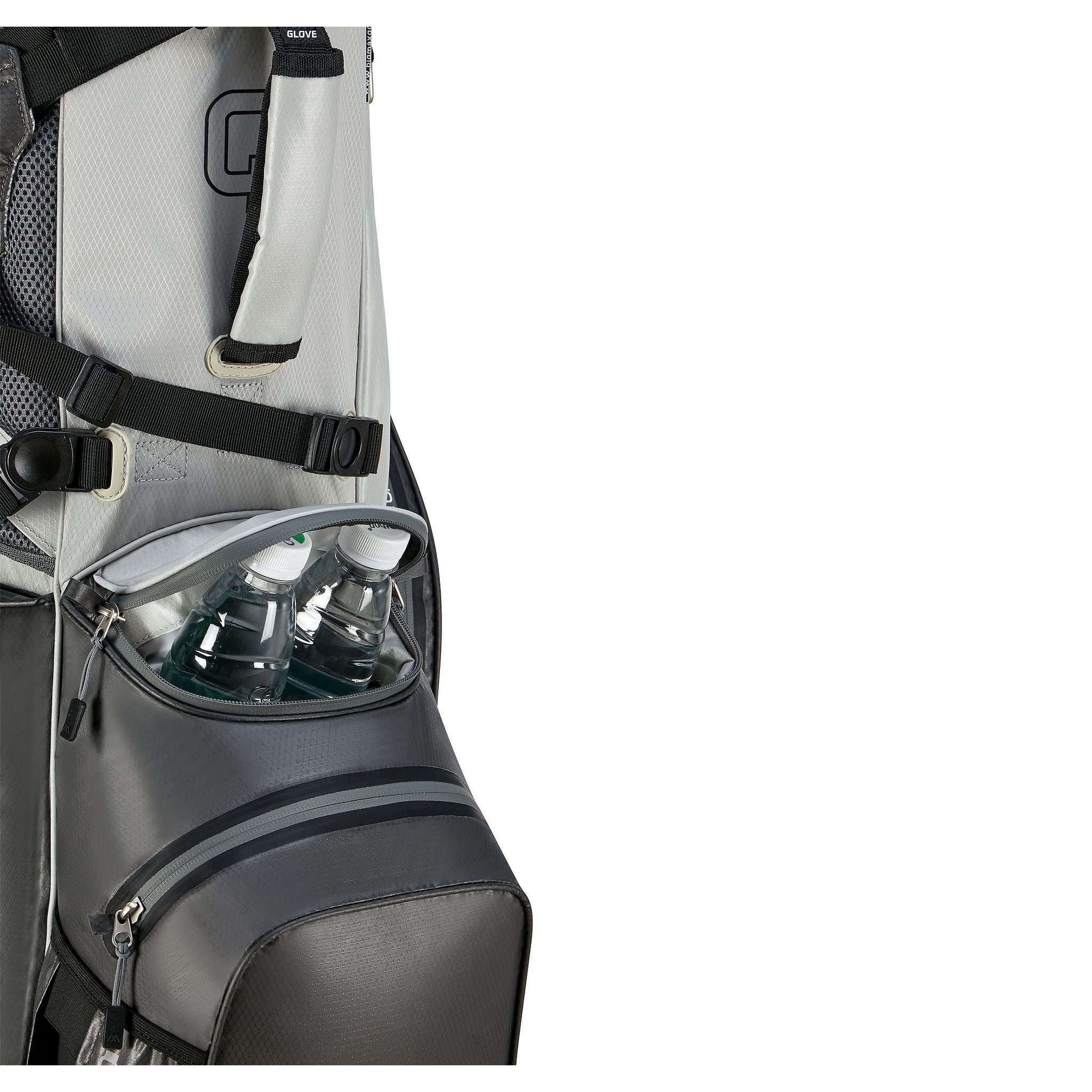 Big Max Aqua Hybrid 4 Golf Stand Bag - Grey / Silver