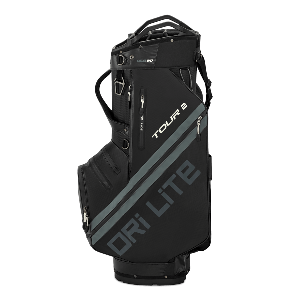 Big Max Dri Lite Tour 2 Golf Bag - Black / Charcoal - Big Max