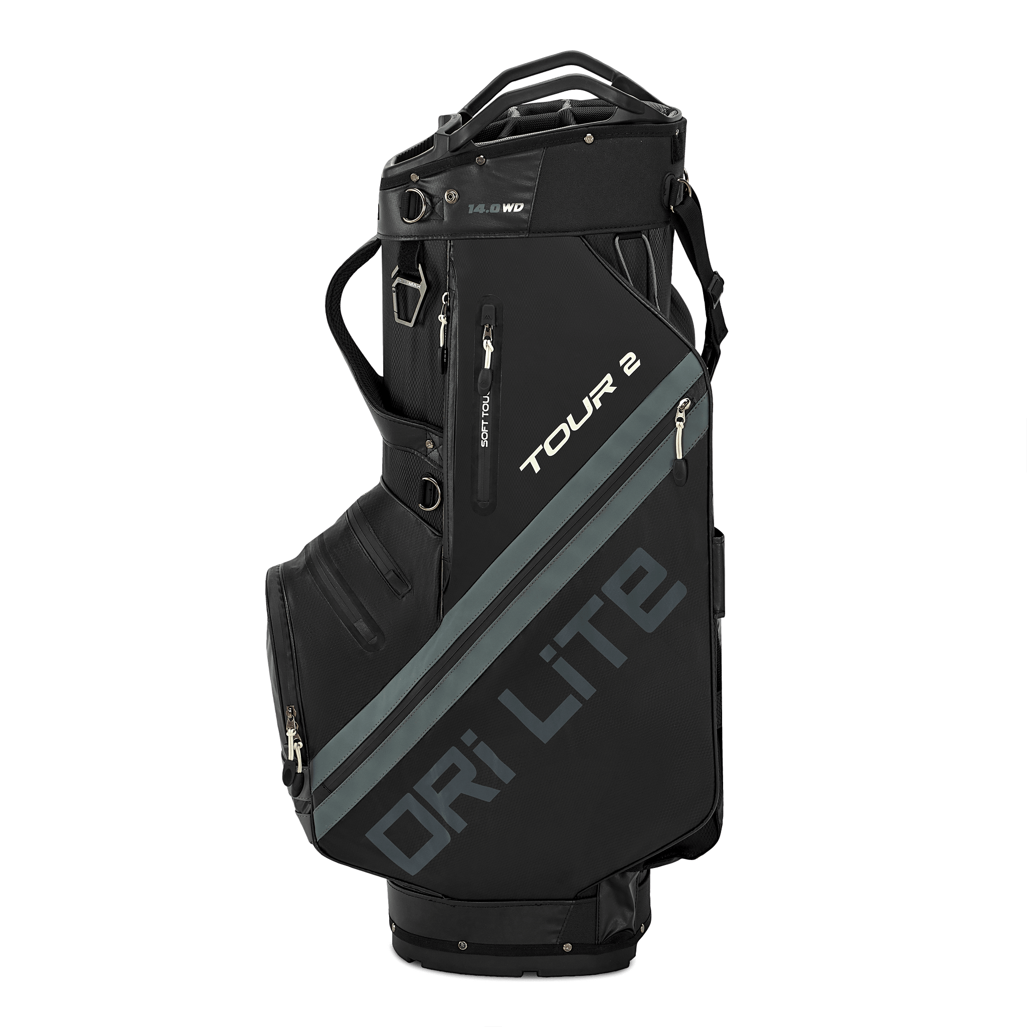 Big Max Dri Lite Tour 2 Golf Bag - Black / Charcoal