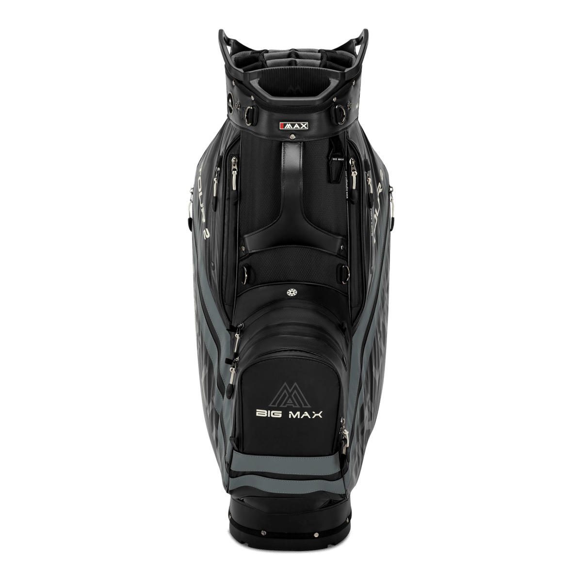 Big Max Dri Lite Tour 2 Golf Bag - Black / Charcoal - Big Max