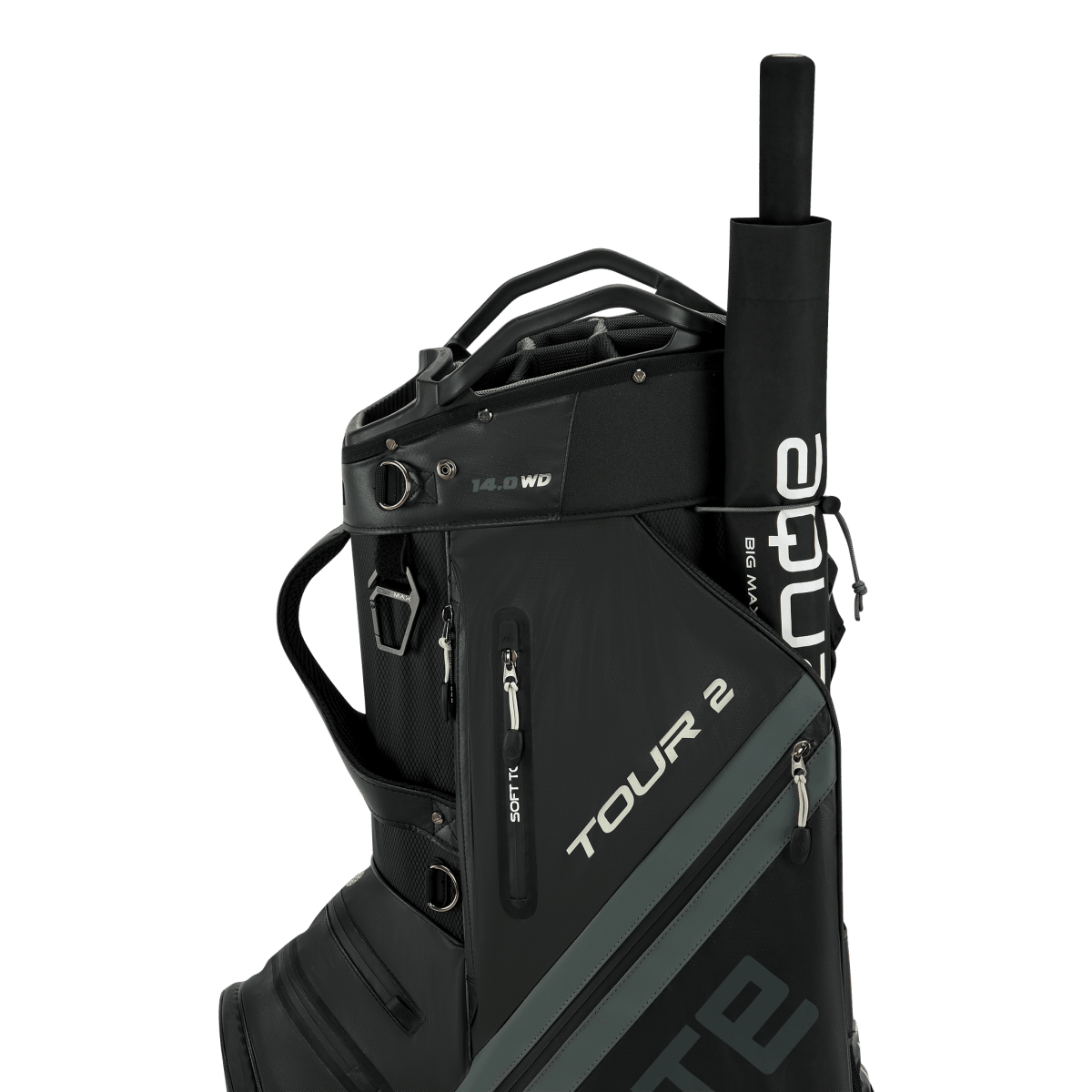 Big Max Dri Lite Tour 2 Golf Bag - Black / Charcoal - Big Max