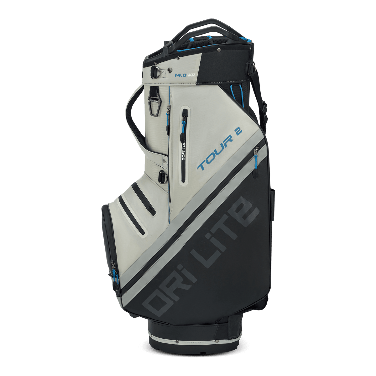 Big Max Dri Lite Tour 2 Golf Bag - Black / Off White / Blue