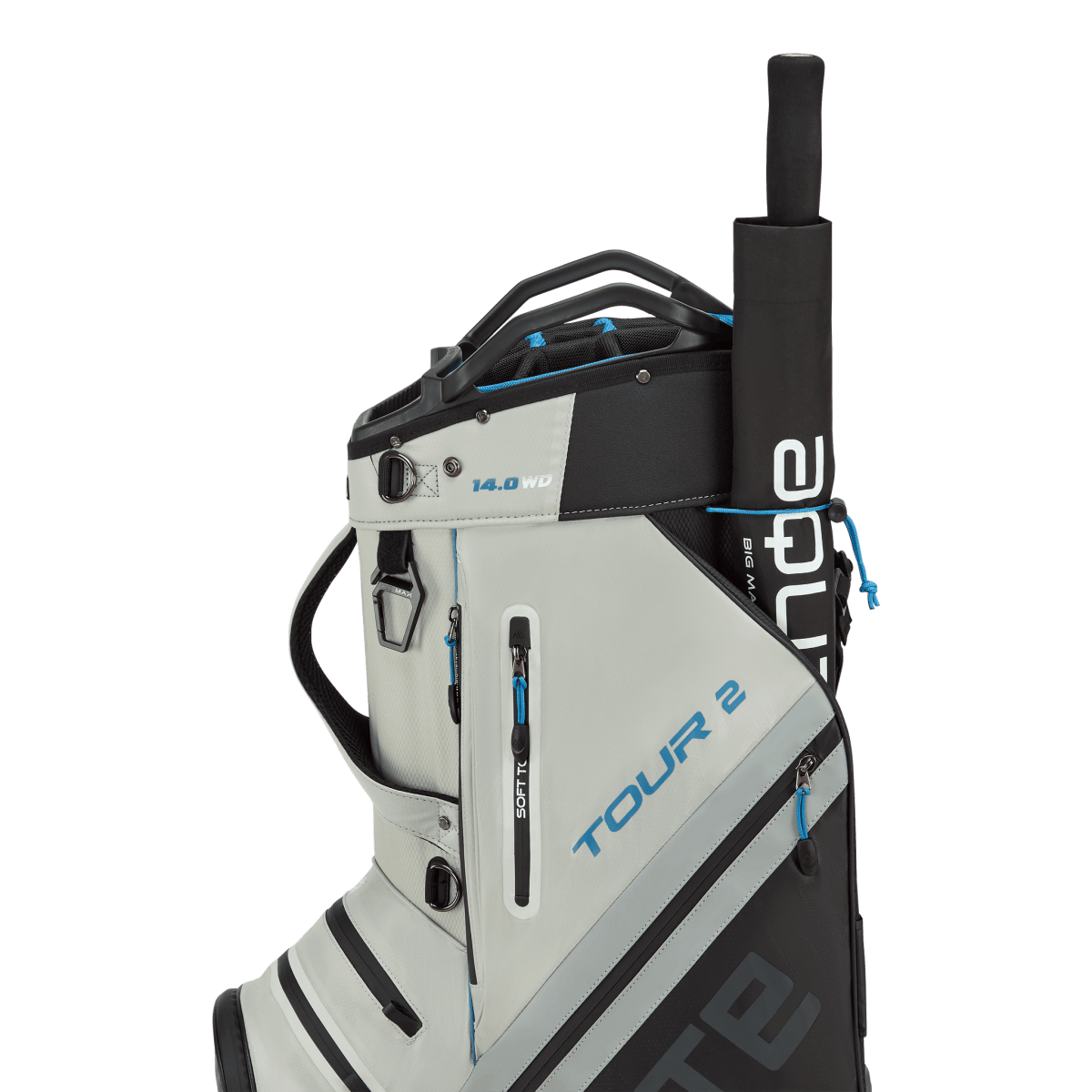Big Max Dri Lite Tour 2 Golf Bag - Black / Off White / Blue - Big Max
