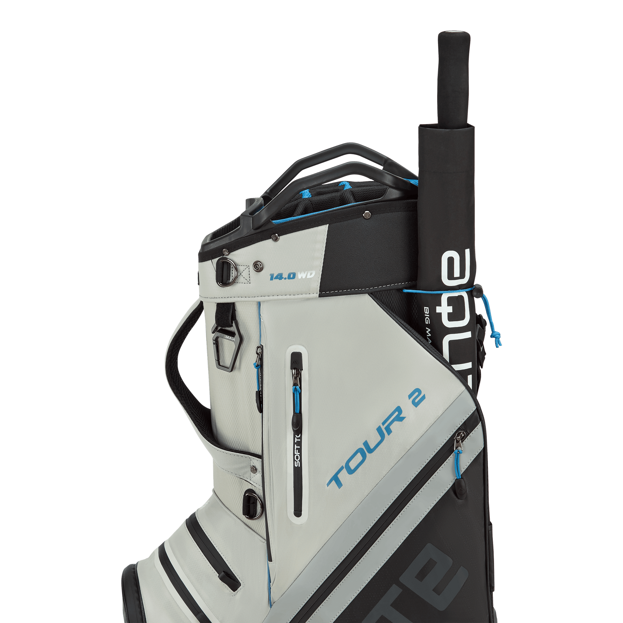 Big Max Dri Lite Tour 2 Golf Bag - Black / Off White / Blue