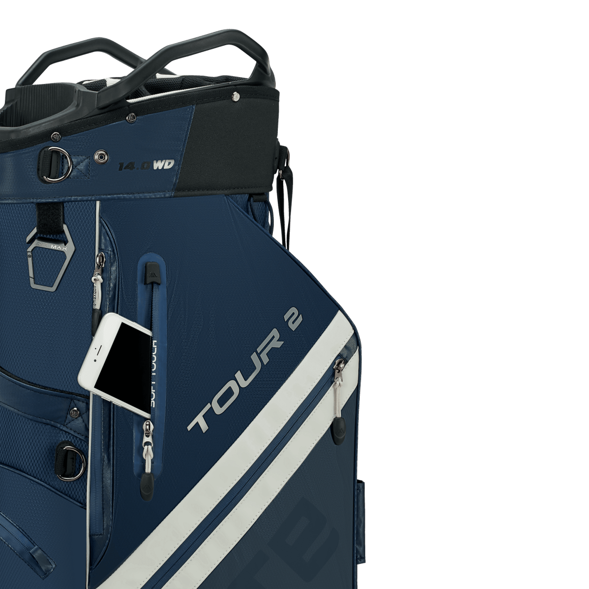 Big Max Dri Lite Tour 2 Golf Bag - Navy - Big Max