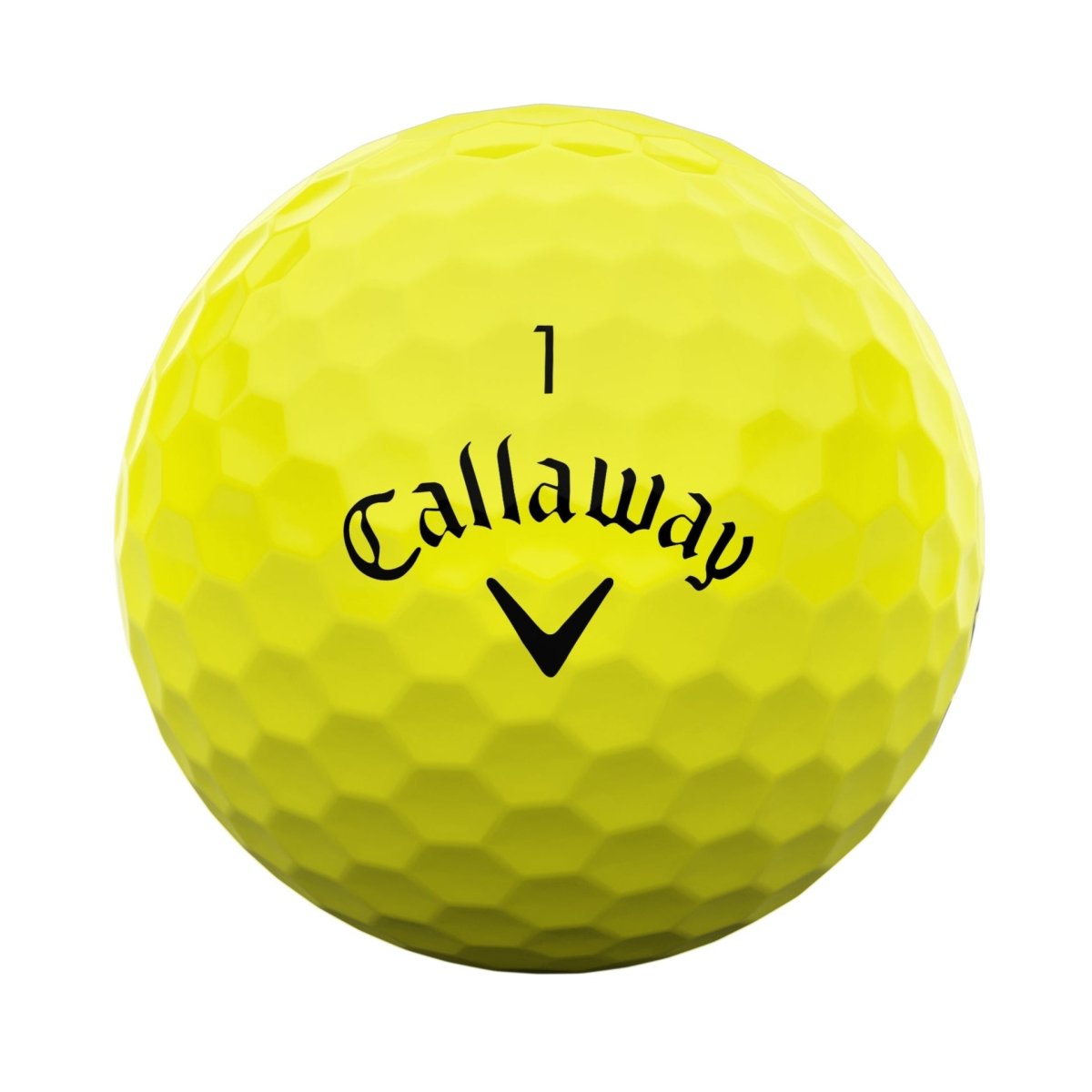 Callaway Warbird Distance Yellow Golf Balls (3 Ball Sleeve) - Callaway