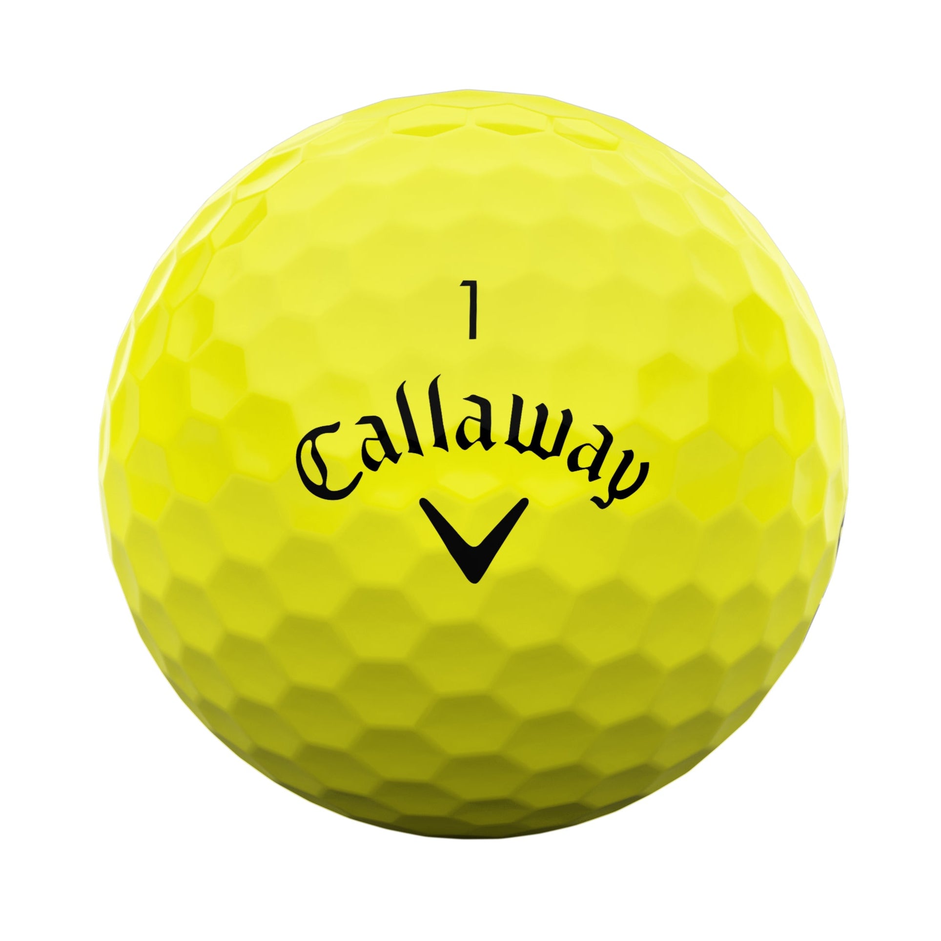 Callaway Warbird Distance Yellow Golf Balls (3 Ball Sleeve)