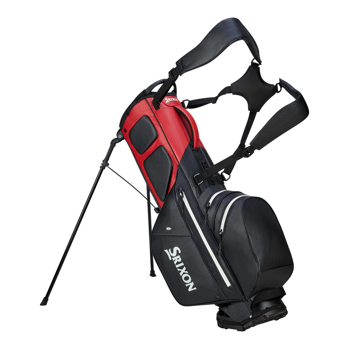 Srixon Weatherproof Stand Bag 2026 - Black / Red - Srixon
