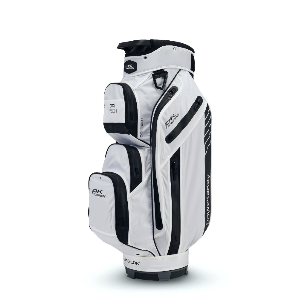 Powakaddy 2024 Dri Tech Cart Bag - White/Black