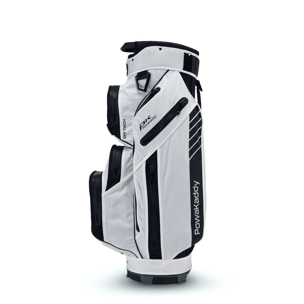 Powakaddy 2024 Dri Tech Cart Bag - White/Black