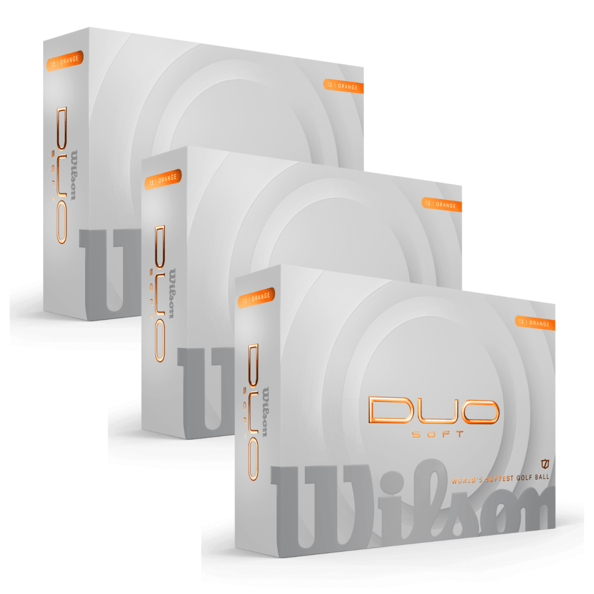 Wilson Duo Soft Golf Balls 3 Dozen Bundle - Orange - Wilson