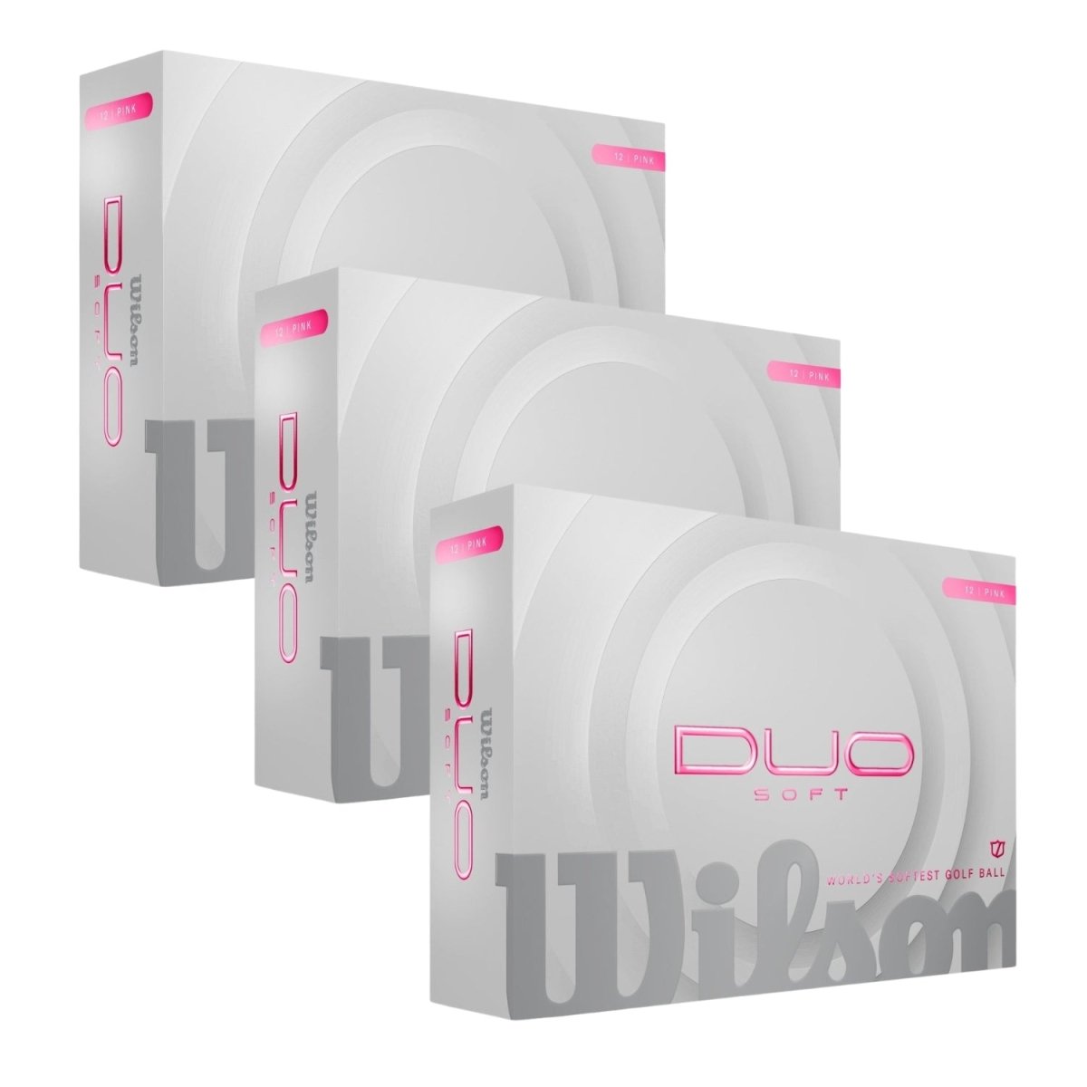 Wilson Duo Soft Golf Balls 3 Dozen Bundle - Pink - Wilson