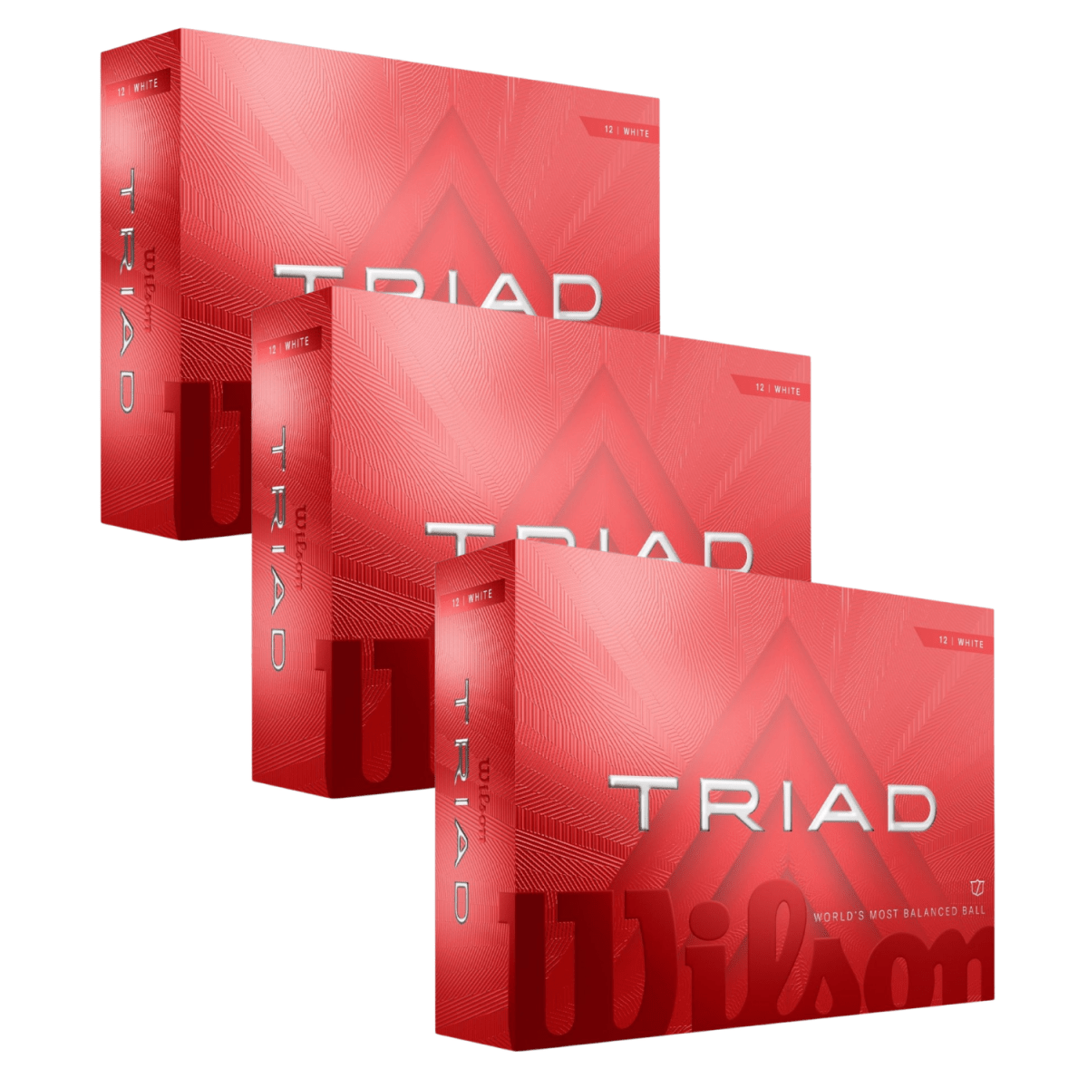 Wilson Staff Triad 3 Dozen Bundle Golf Balls - Wilson