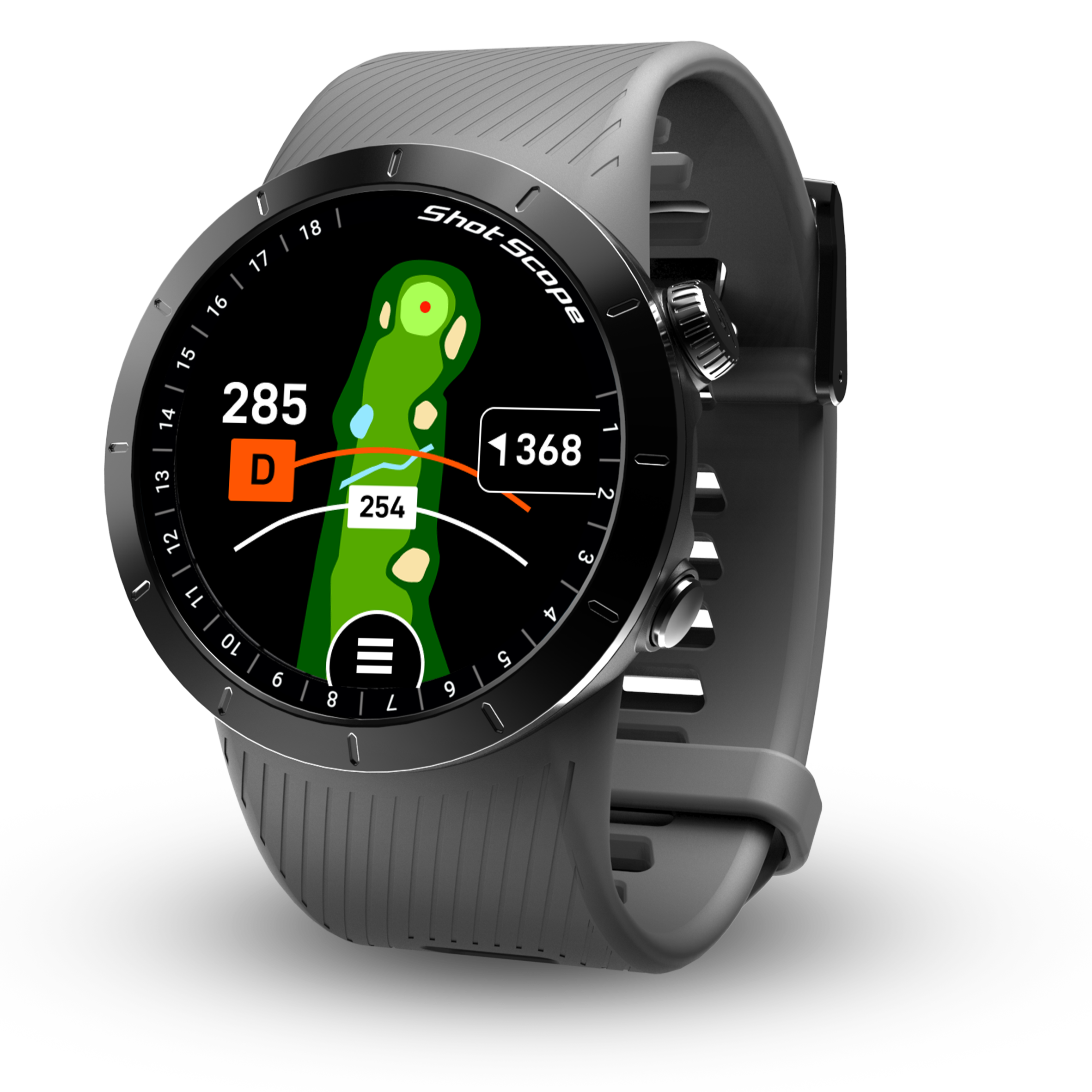 Shot Scope X5 Steel Grey Golf GPS Watch