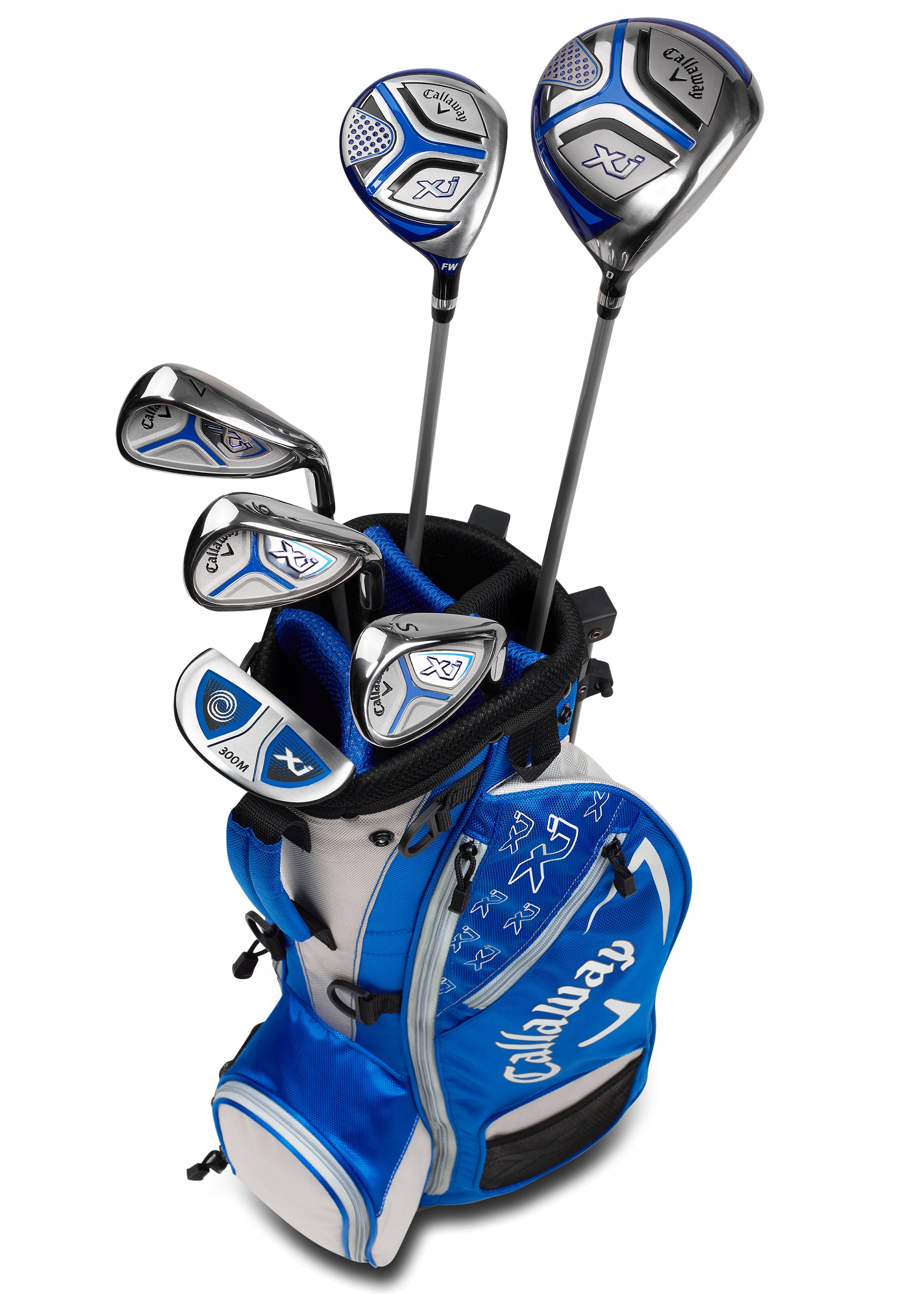 Callaway Junior XJ 6 Piece Golf Blue Set (Level 2)