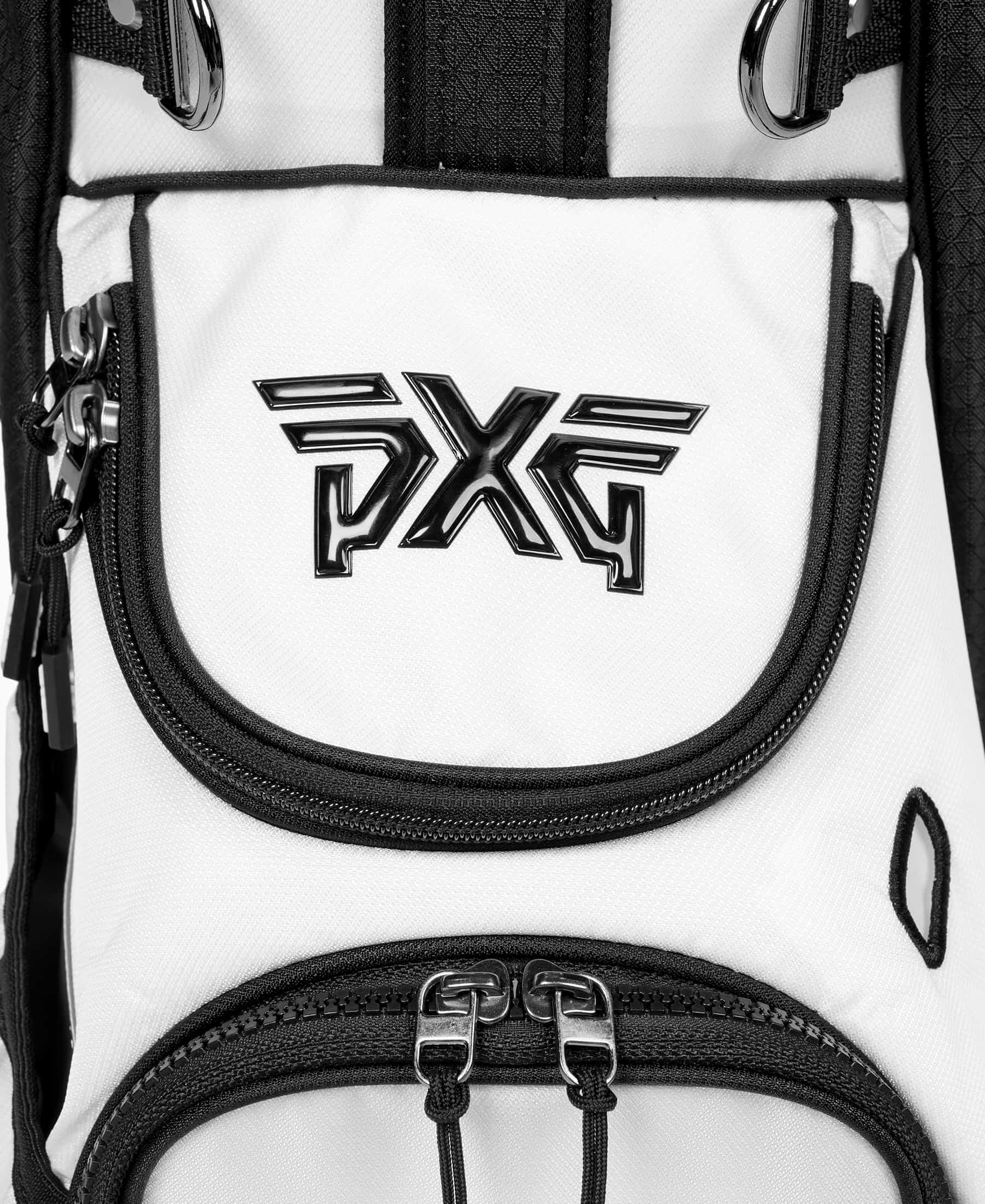 PXG Xtreme Carry Stand Bag - White/Black