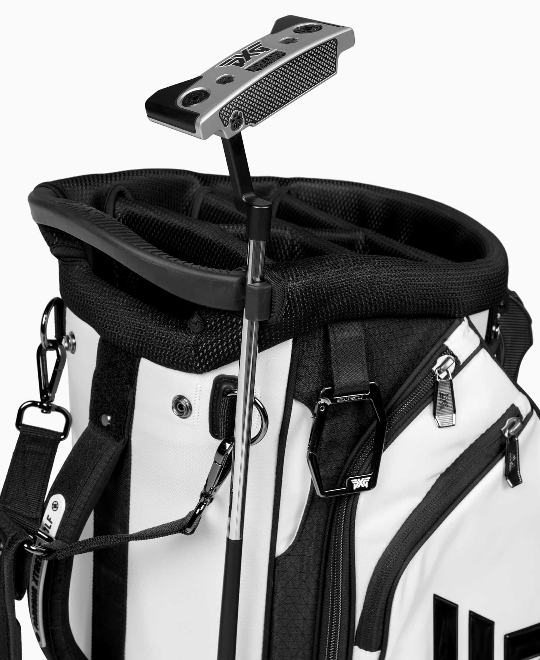 PXG Xtreme Hybrid Stand Bag - White/Black