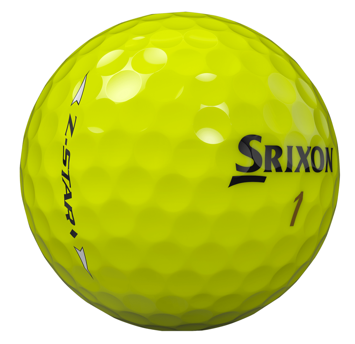 Srixon Z - Star Diamond Yellow Golf Balls (3 Ball Sleeve) - Srixon