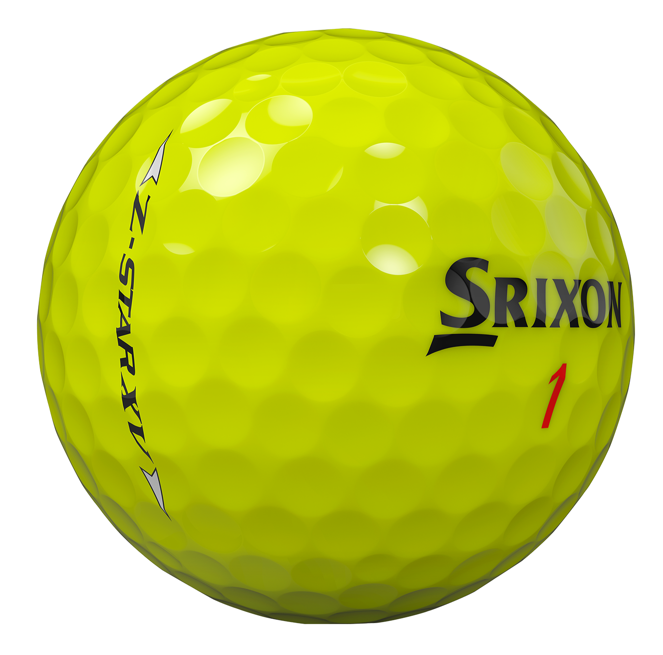 Srixon Z-Star XV 2025 Yellow Golf Balls (3 Ball Sleeve)
