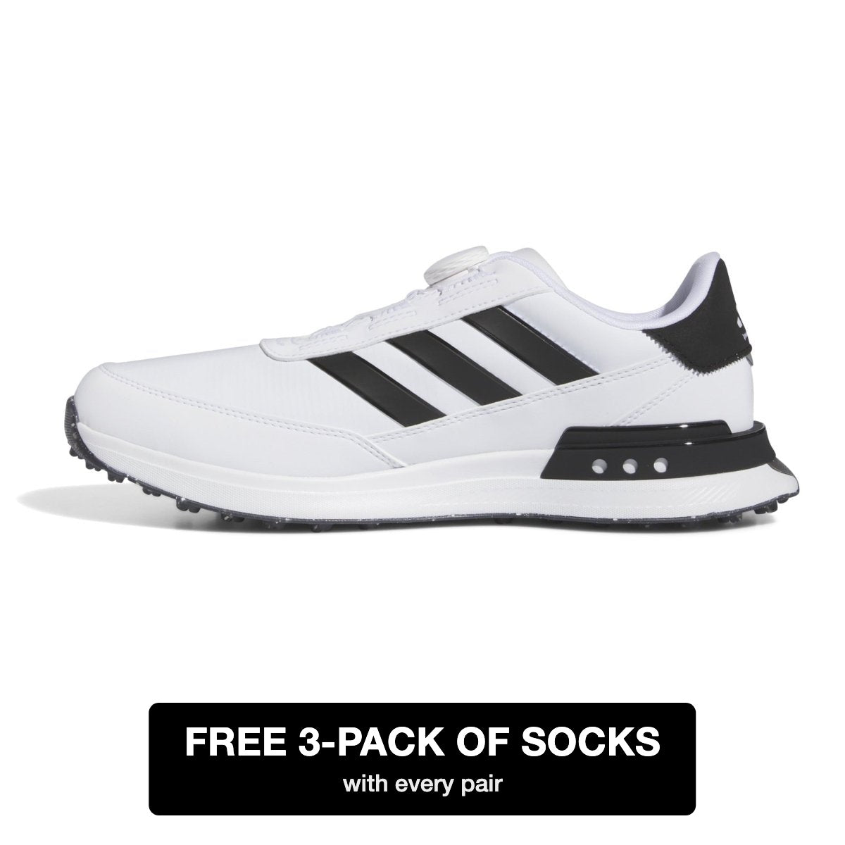 adidas golf shoes - free 3-pack of socks with every pair