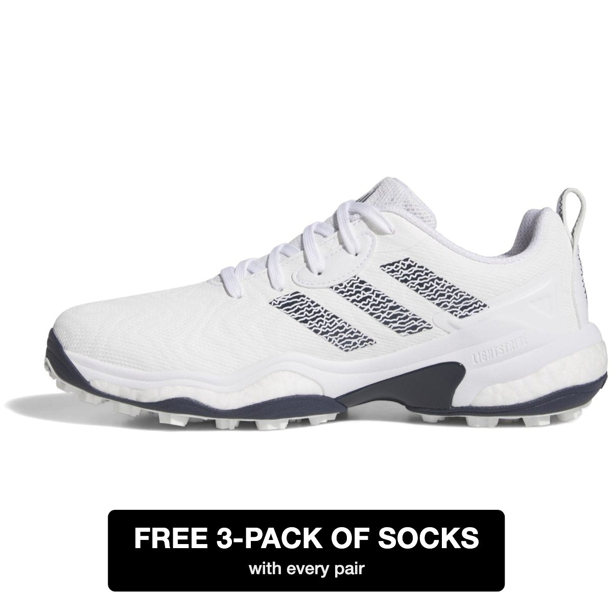 adidas golf shoes - free 3-pack of socks with every pair