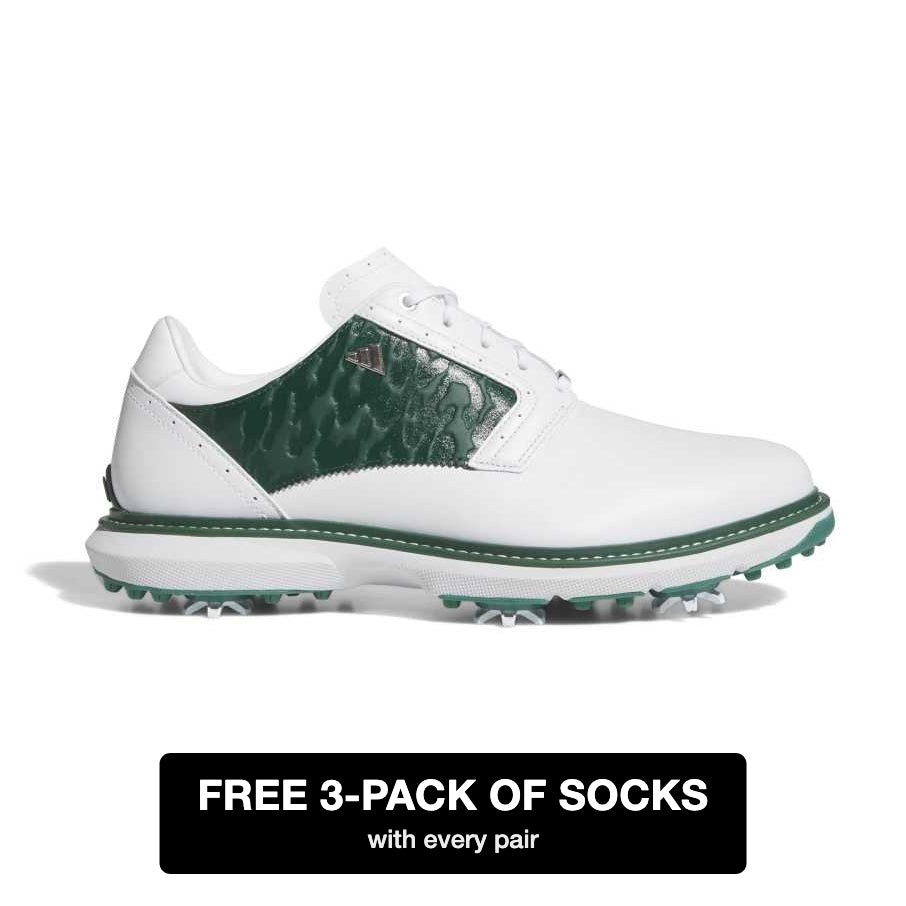 adidas MC70 Spiked Golf Shoes - Cloud White / Collegiate Green - adidas