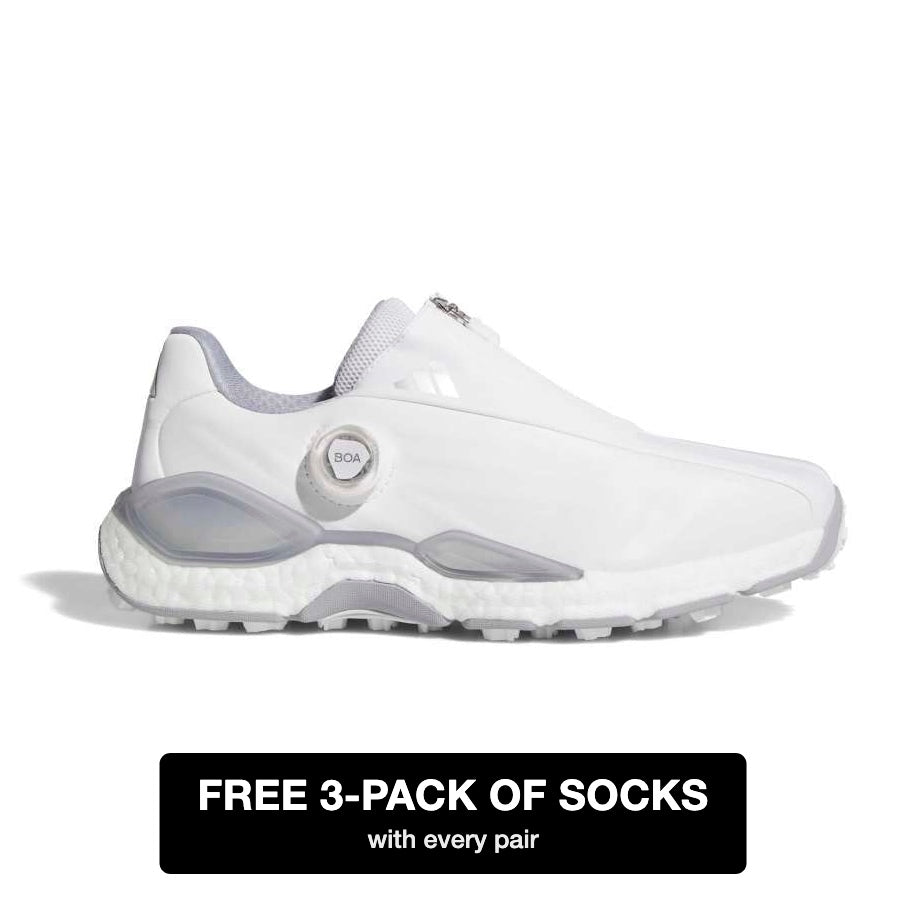 adidas Codechaos BOA 27 Golf Shoes - White / Silver - adidas
